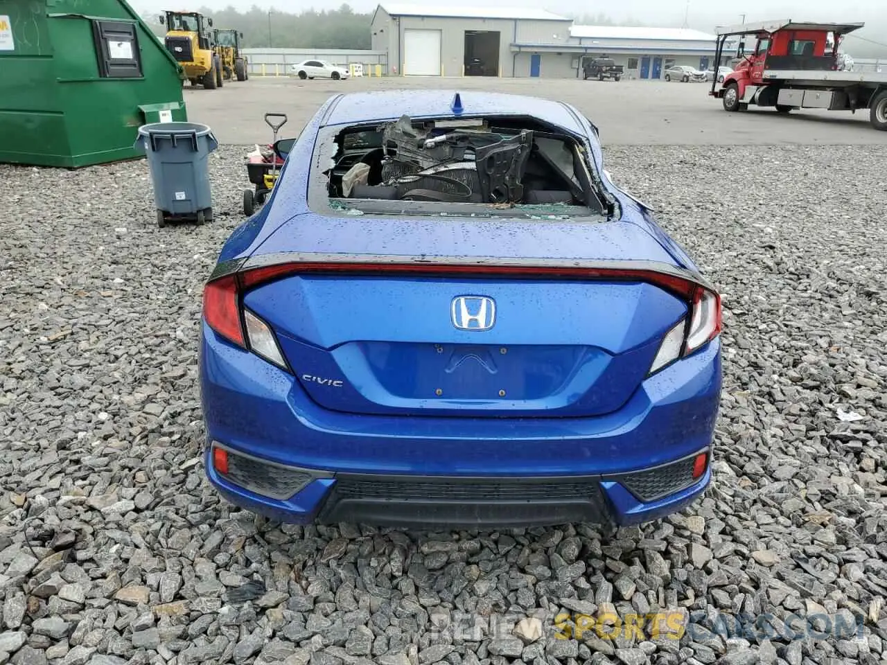 6 Photograph of a damaged car 2HGFC3B33KH356338 HONDA CIVIC 2019