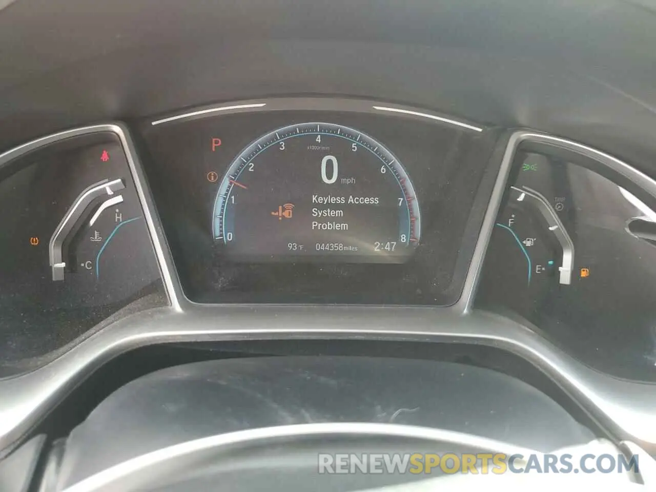 9 Photograph of a damaged car 2HGFC3B36KH350565 HONDA CIVIC 2019