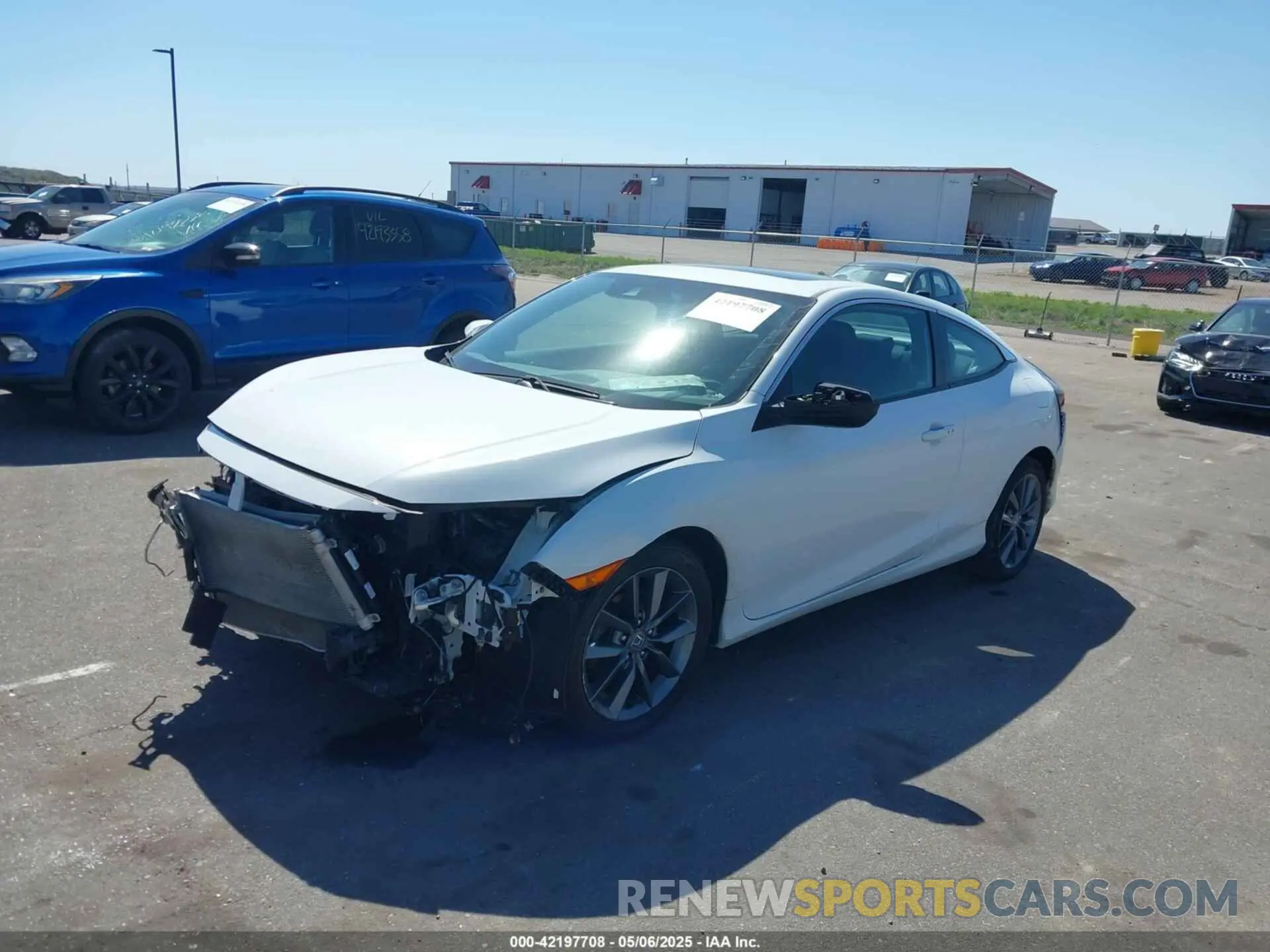 2 Photograph of a damaged car 2HGFC3B36KH351764 HONDA CIVIC 2019