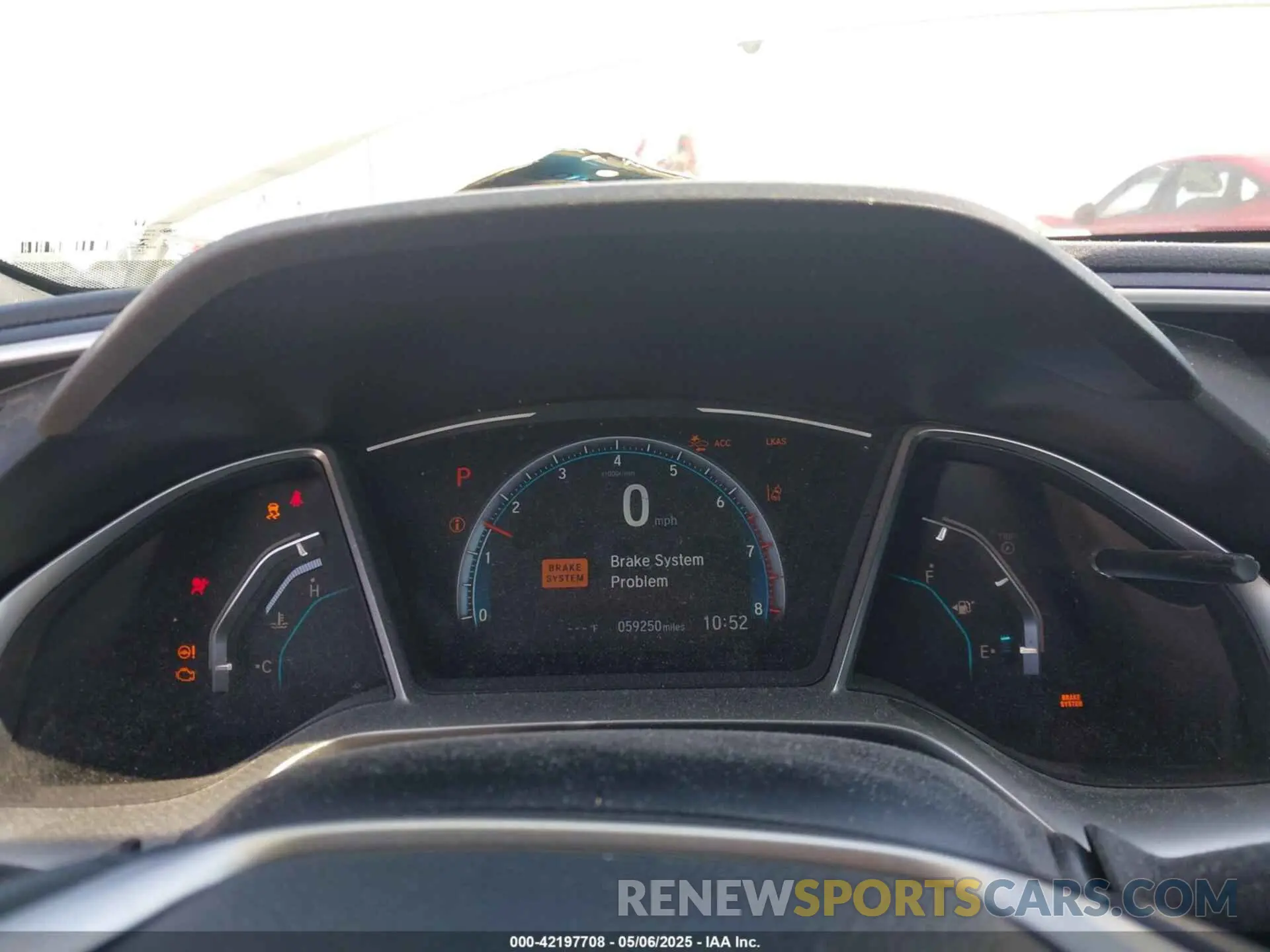 7 Photograph of a damaged car 2HGFC3B36KH351764 HONDA CIVIC 2019