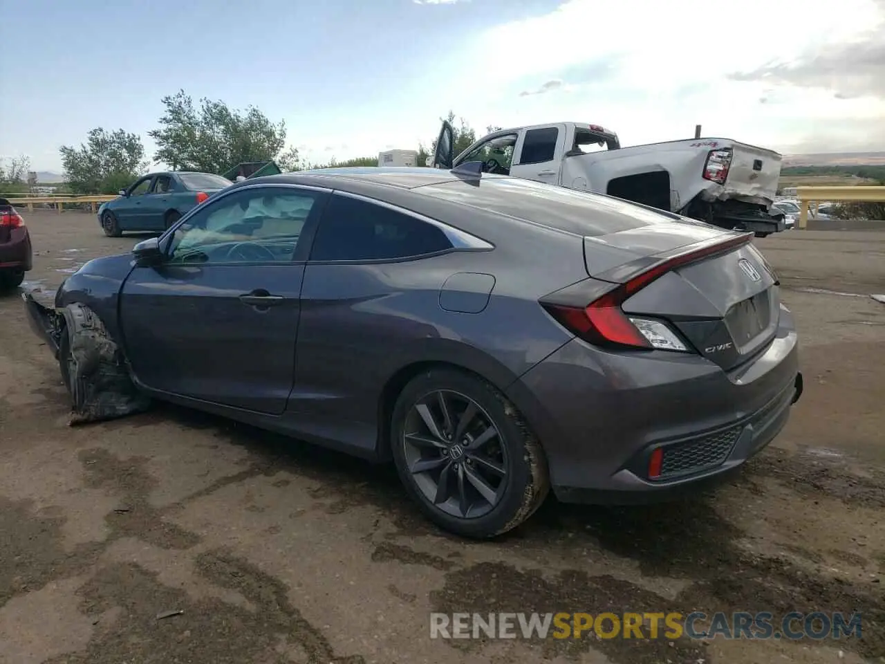 2 Photograph of a damaged car 2HGFC3B36KH352364 HONDA CIVIC 2019