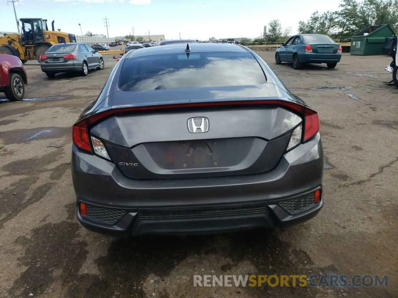 6 Photograph of a damaged car 2HGFC3B36KH352364 HONDA CIVIC 2019