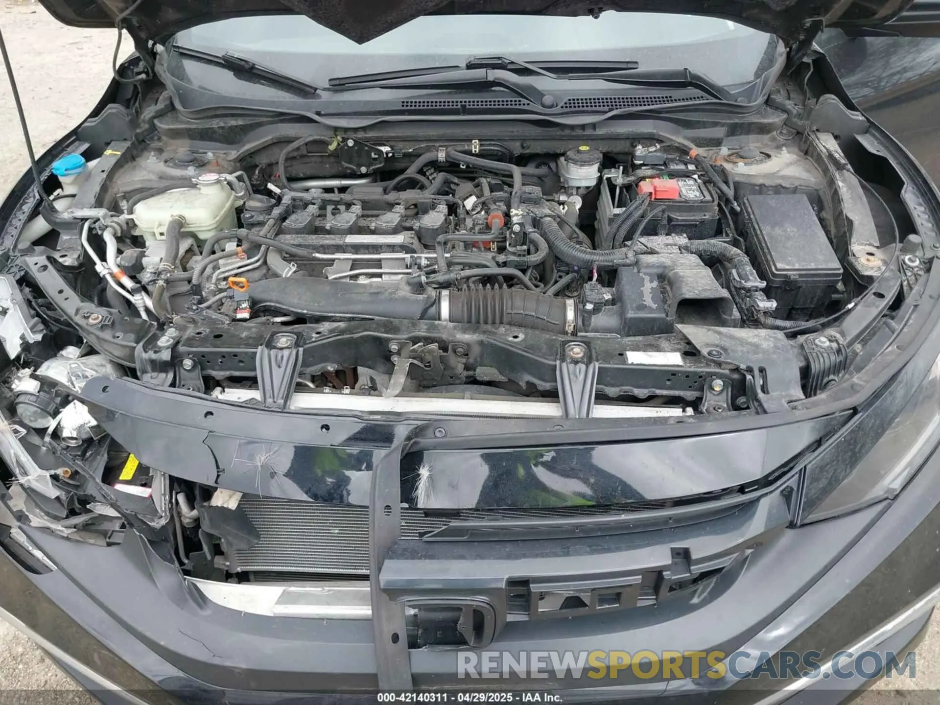 10 Photograph of a damaged car 2HGFC3B36KH353322 HONDA CIVIC 2019