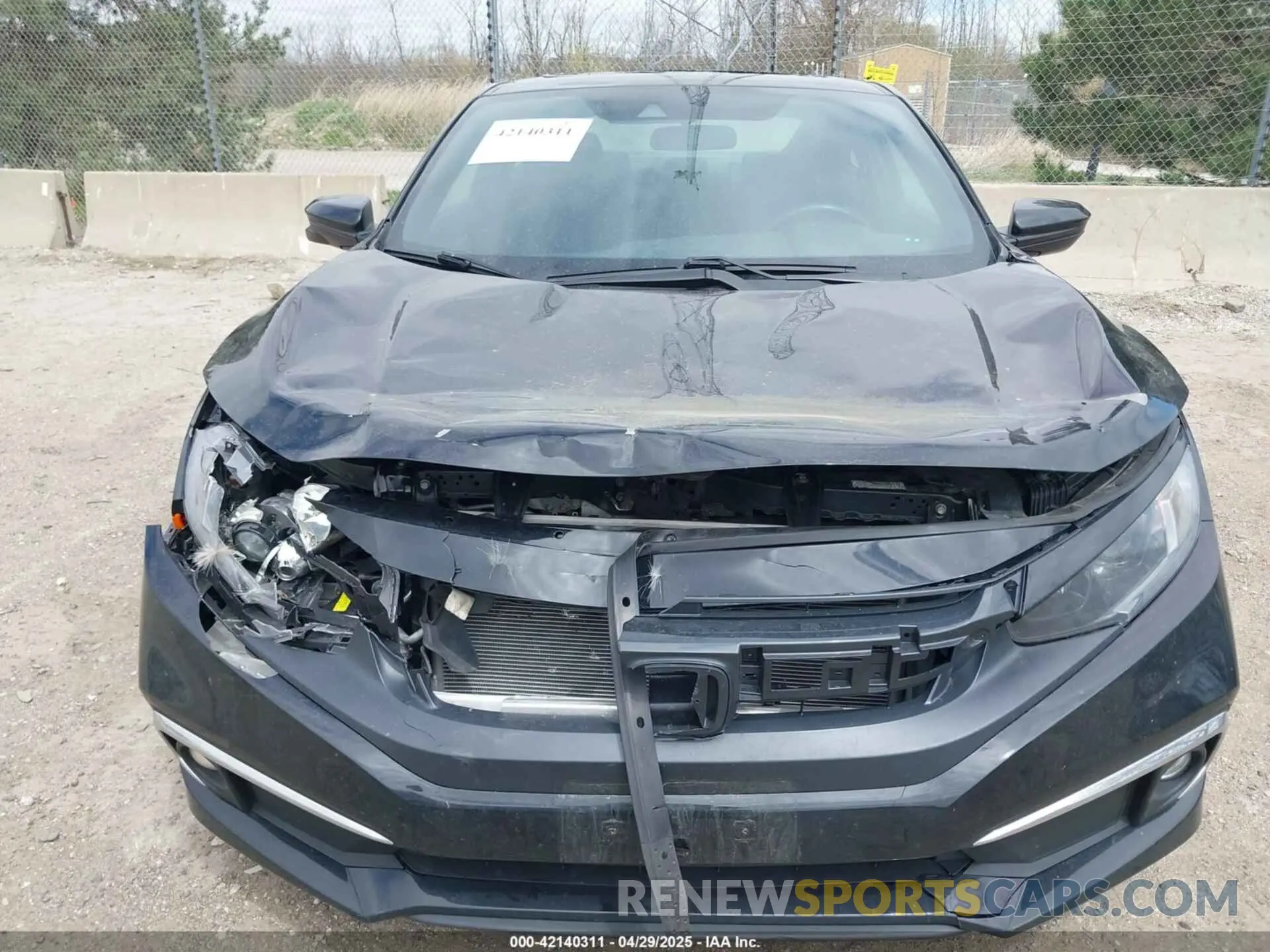 12 Photograph of a damaged car 2HGFC3B36KH353322 HONDA CIVIC 2019
