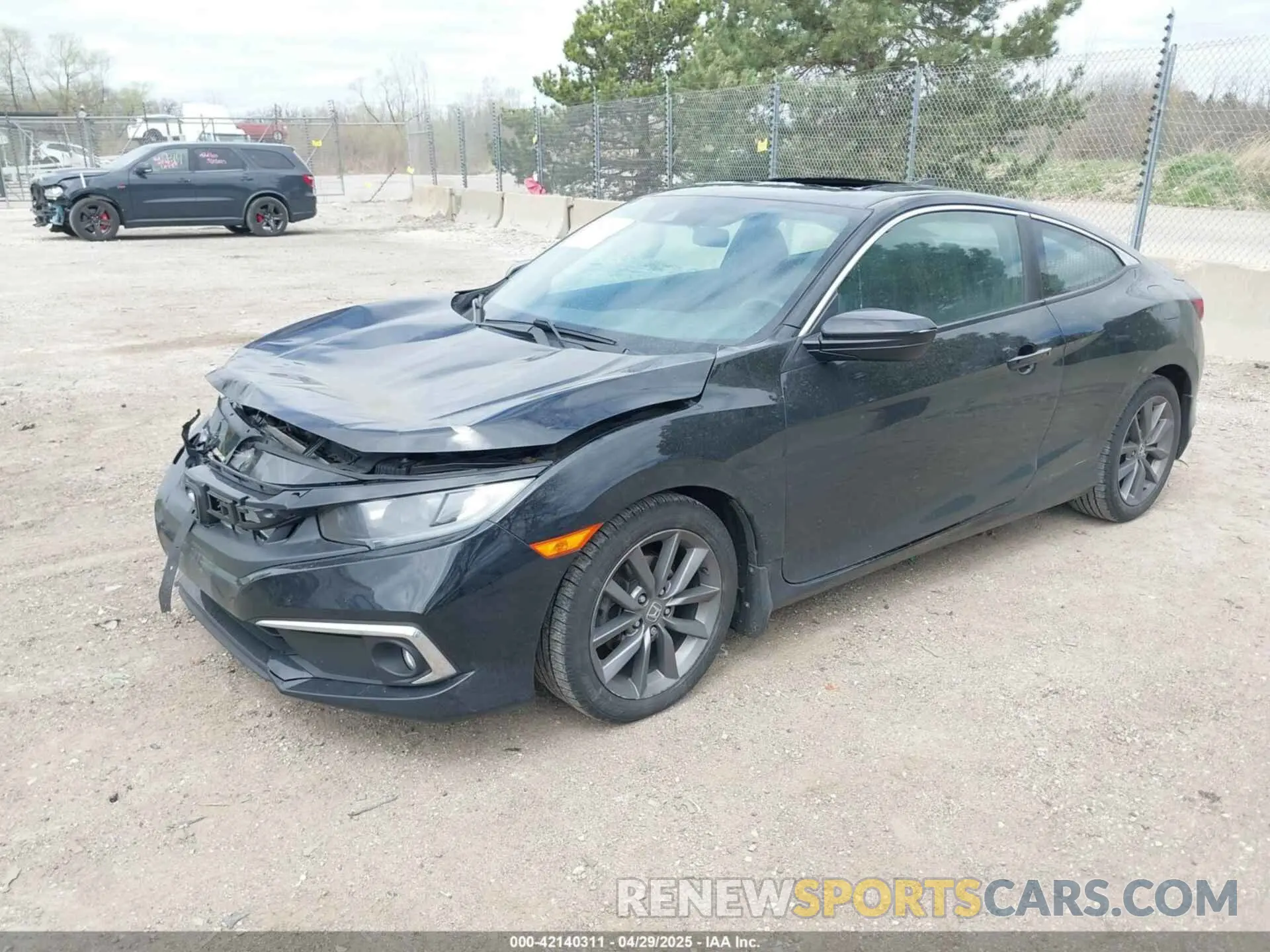 2 Photograph of a damaged car 2HGFC3B36KH353322 HONDA CIVIC 2019