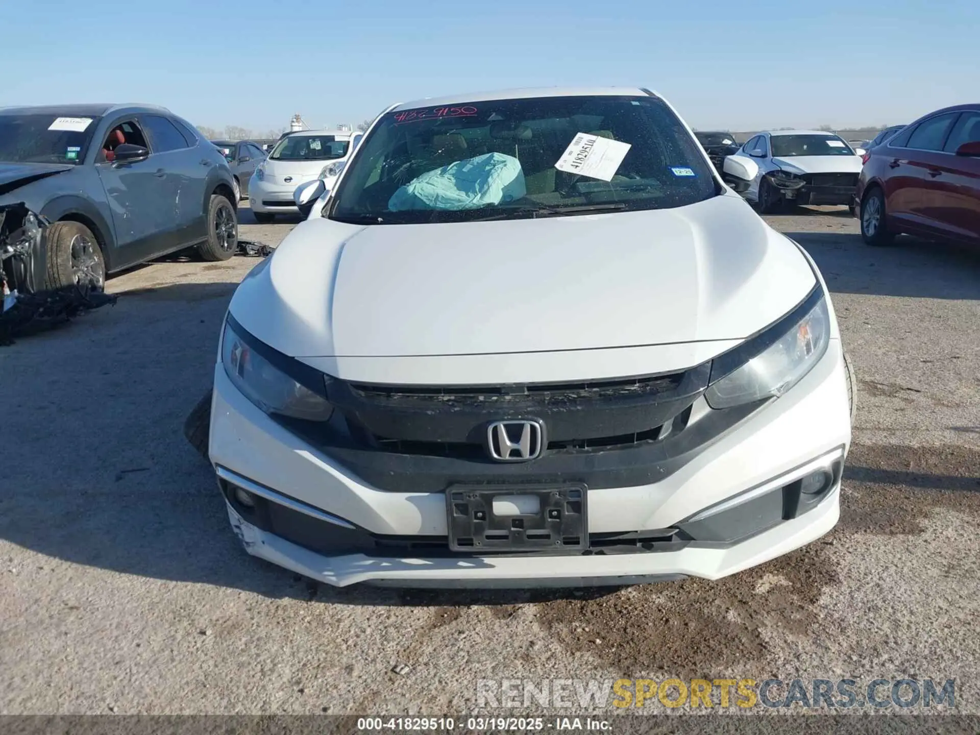 12 Photograph of a damaged car 2HGFC3B36KH357449 HONDA CIVIC 2019