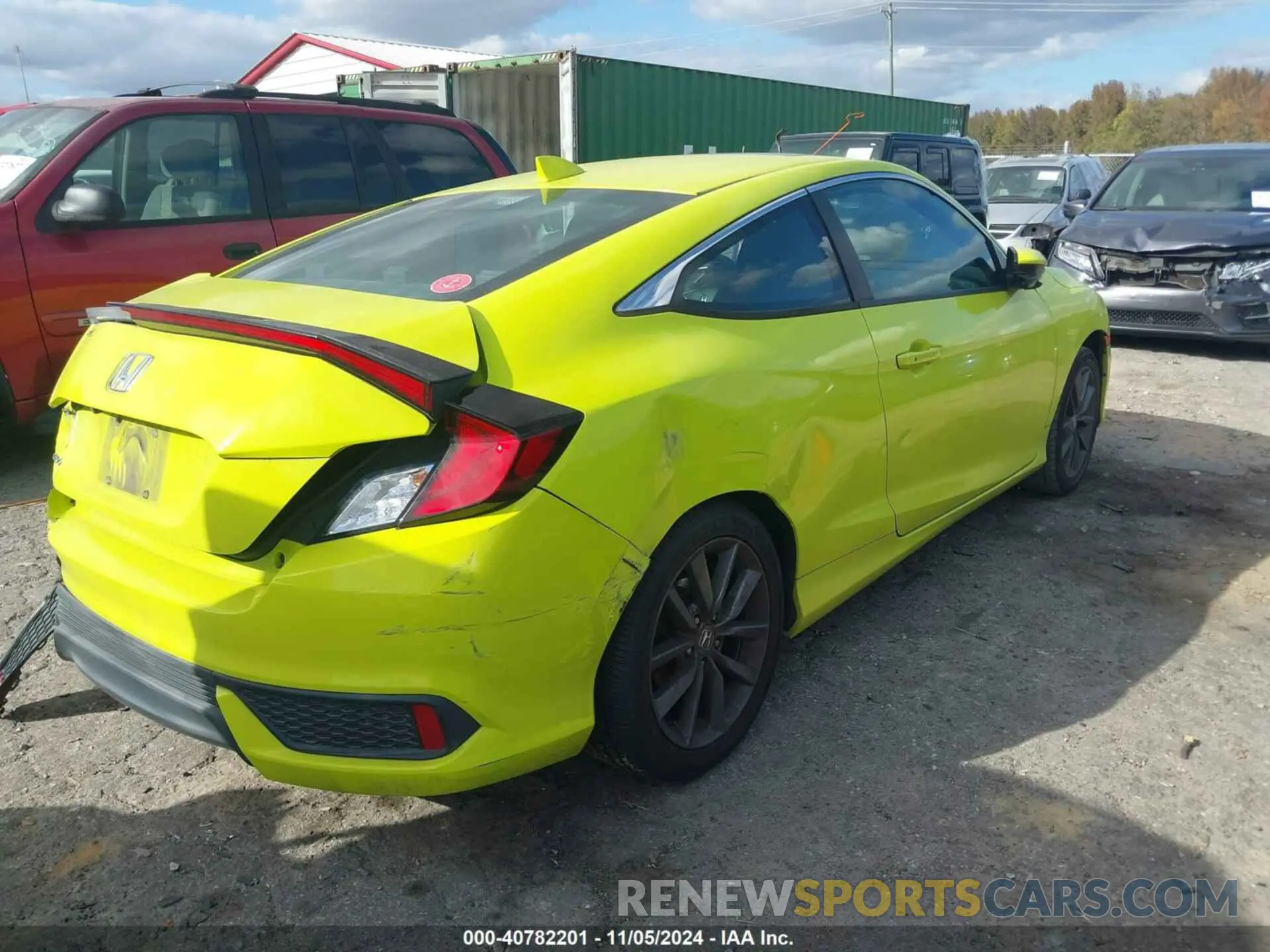 4 Photograph of a damaged car 2HGFC3B37KH355208 HONDA CIVIC 2019