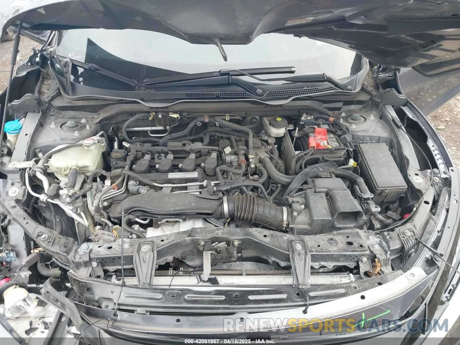 10 Photograph of a damaged car 2HGFC3B37KH355693 HONDA CIVIC 2019