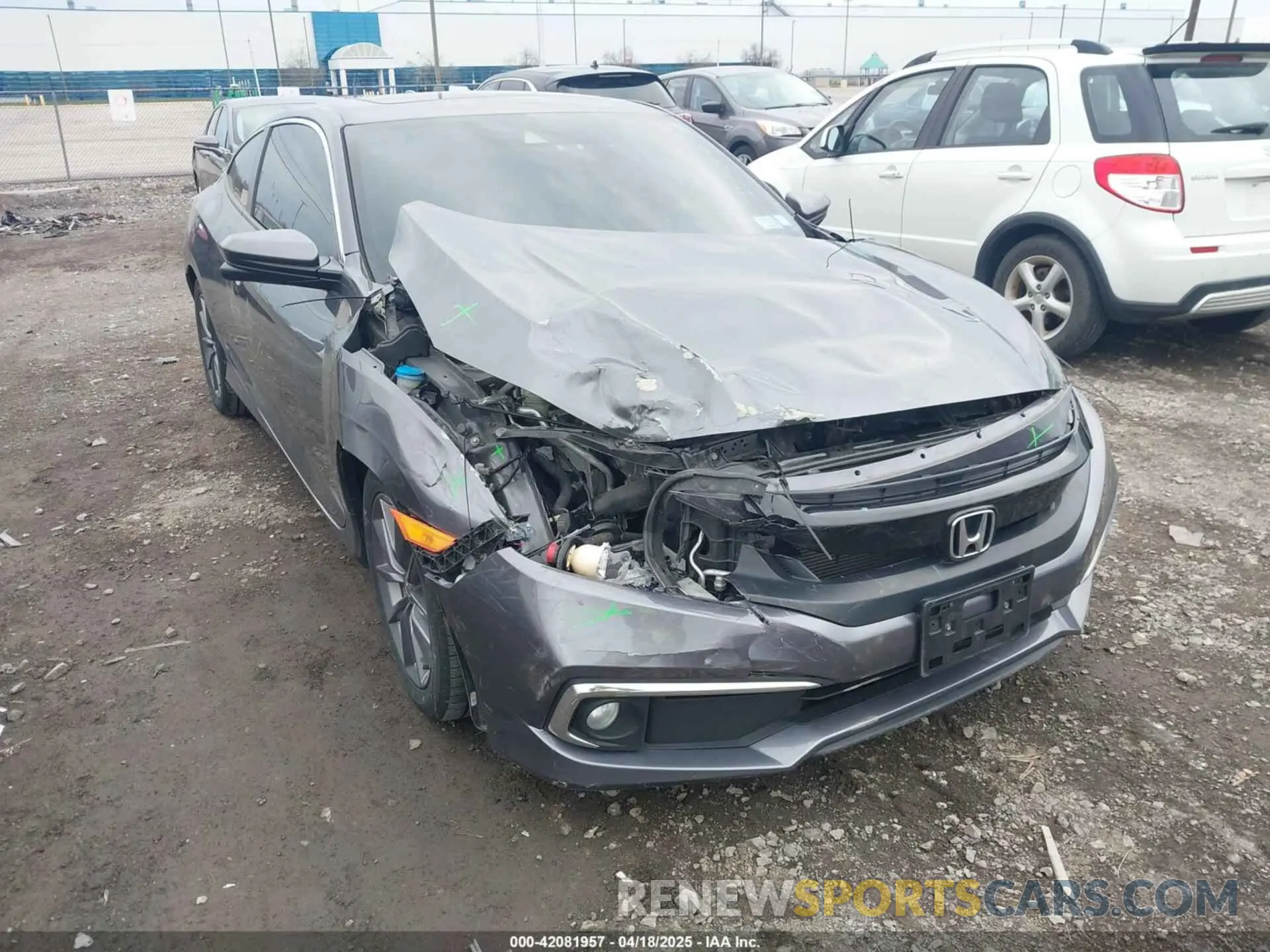 6 Photograph of a damaged car 2HGFC3B37KH355693 HONDA CIVIC 2019