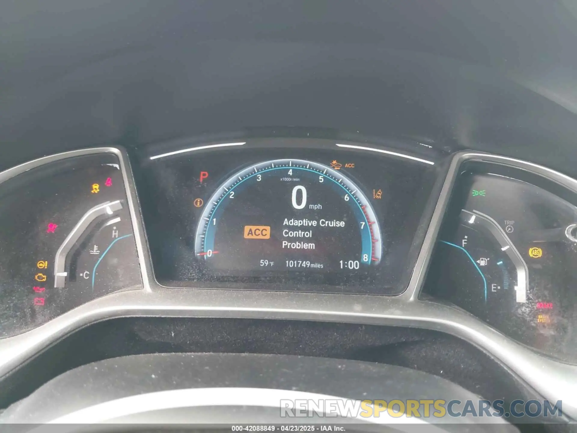 7 Photograph of a damaged car 2HGFC3B38KH350261 HONDA CIVIC 2019