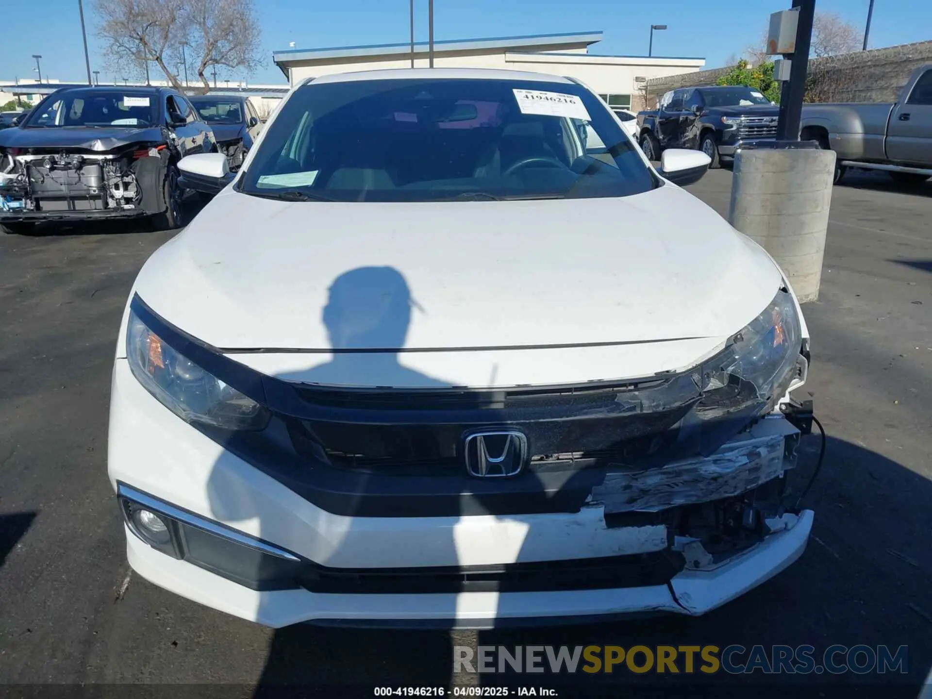 12 Photograph of a damaged car 2HGFC3B38KH357484 HONDA CIVIC 2019