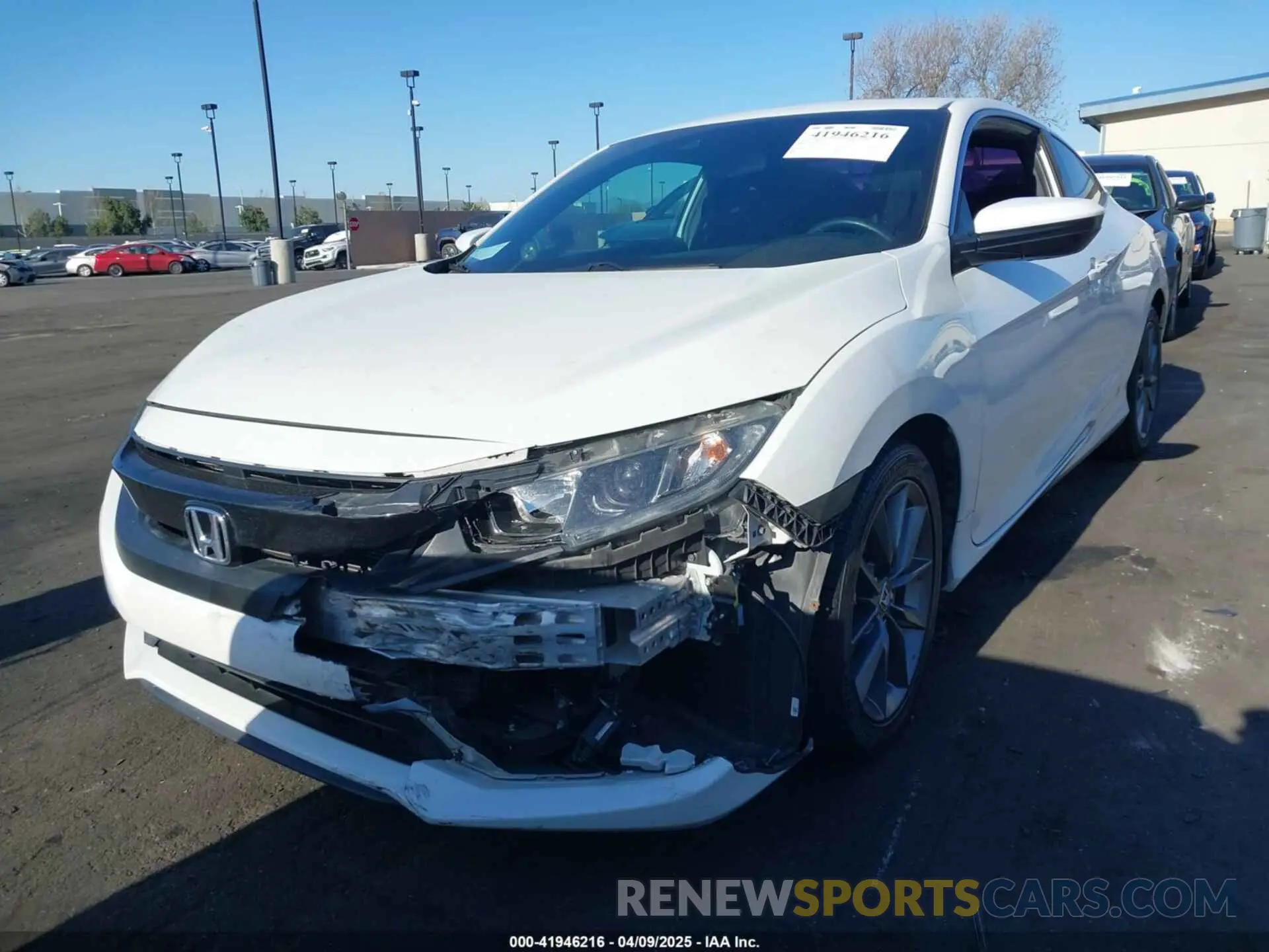 6 Photograph of a damaged car 2HGFC3B38KH357484 HONDA CIVIC 2019