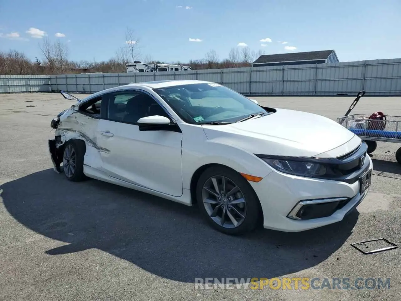 4 Photograph of a damaged car 2HGFC3B38KH357534 HONDA CIVIC 2019