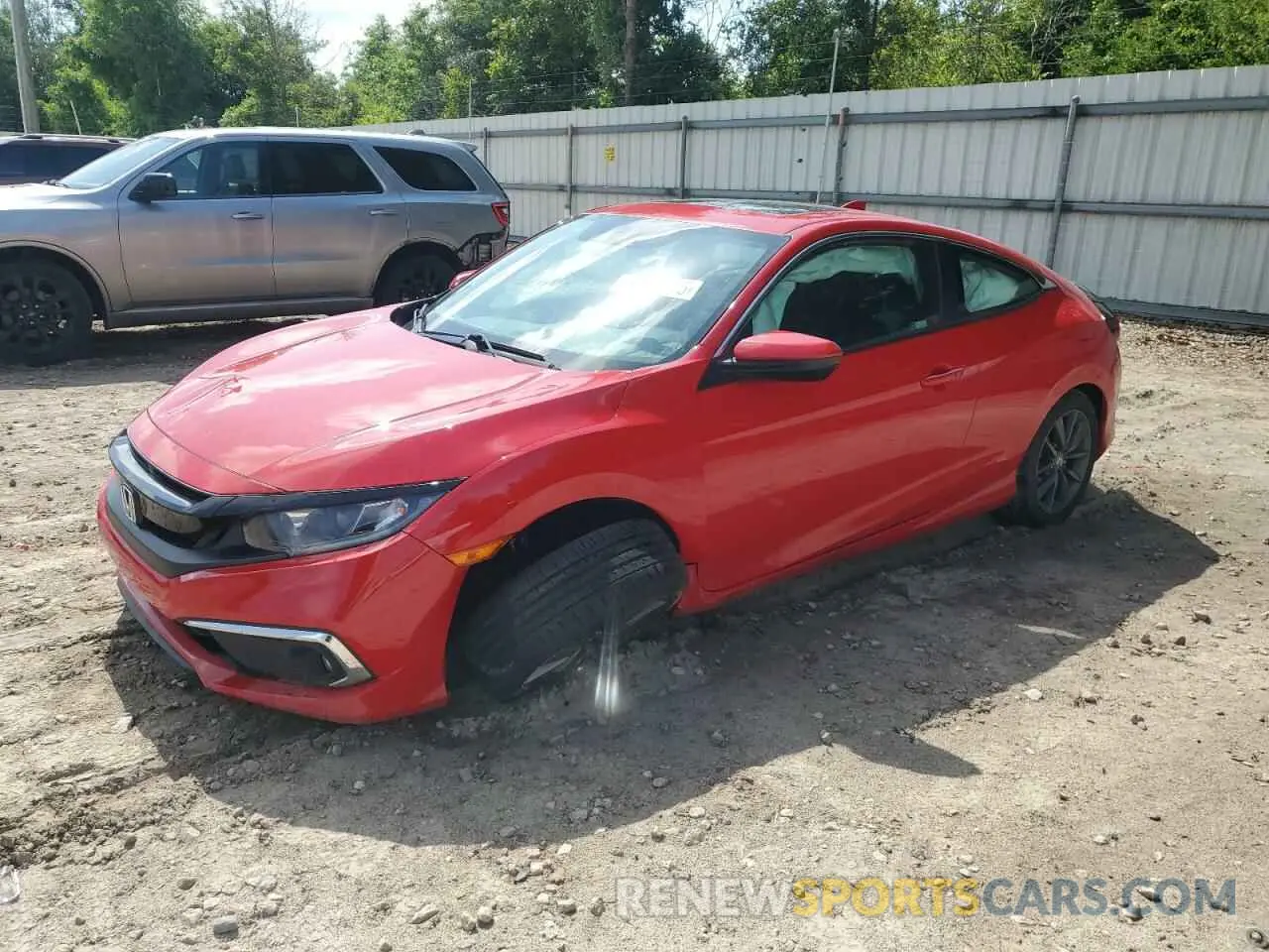 1 Photograph of a damaged car 2HGFC3B3XKH350486 HONDA CIVIC 2019