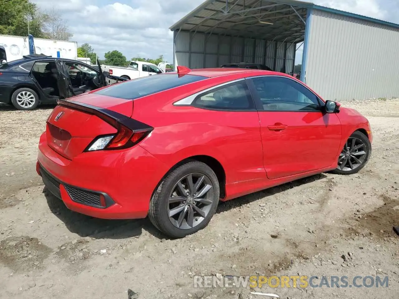 3 Photograph of a damaged car 2HGFC3B3XKH350486 HONDA CIVIC 2019