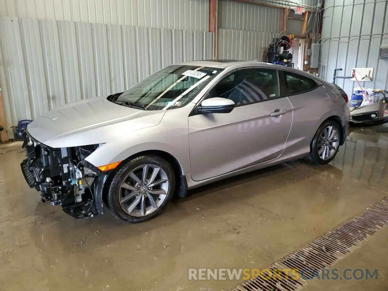 1 Photograph of a damaged car 2HGFC3B3XKH354473 HONDA CIVIC 2019