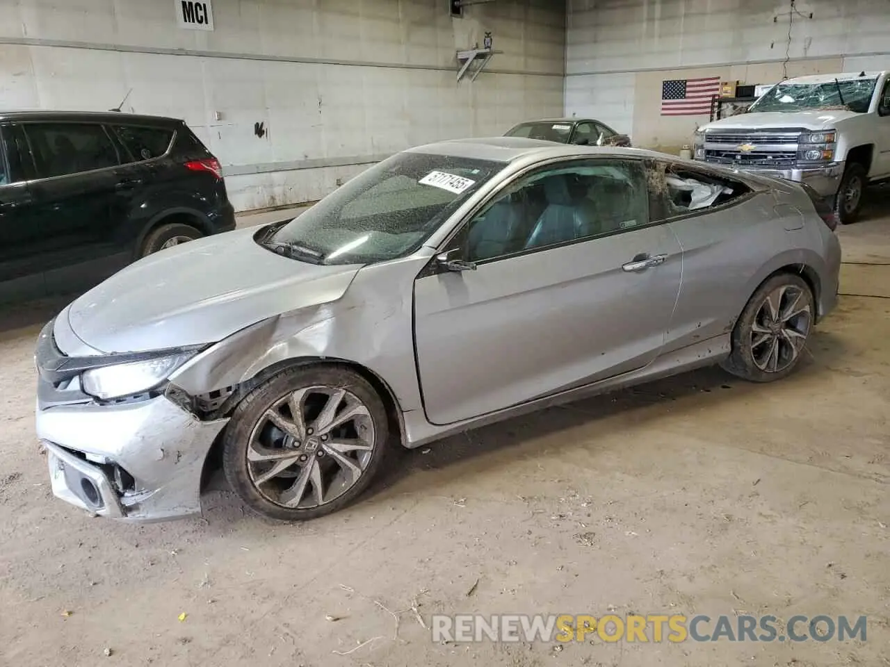 1 Photograph of a damaged car 2HGFC3B94KH352383 HONDA CIVIC 2019
