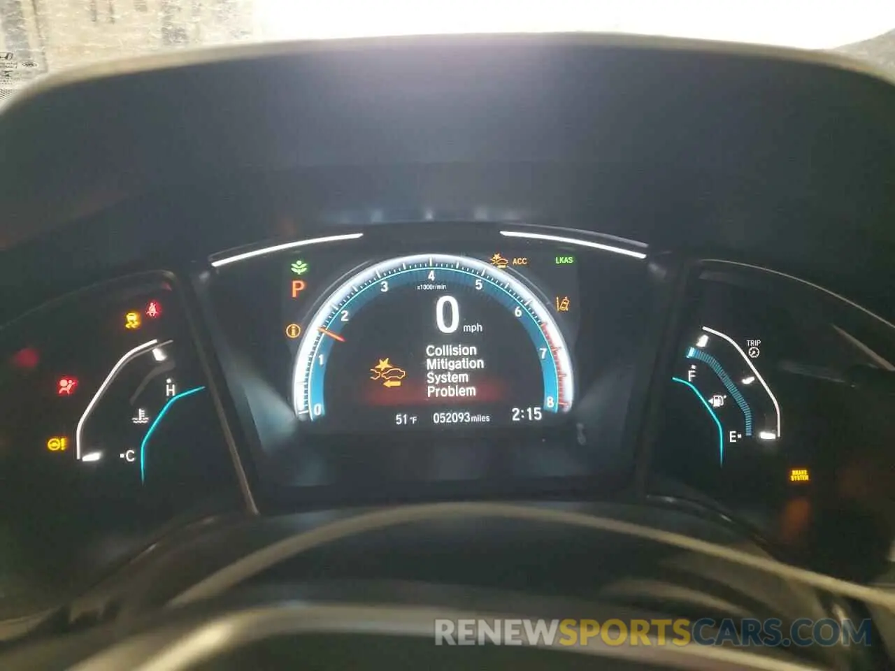 9 Photograph of a damaged car 2HGFC3B94KH352383 HONDA CIVIC 2019