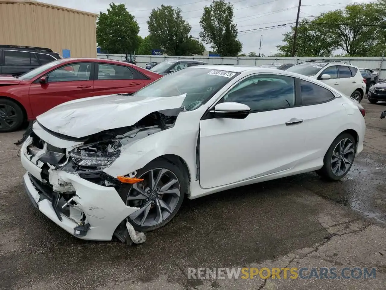 1 Photograph of a damaged car 2HGFC3B94KH355199 HONDA CIVIC 2019
