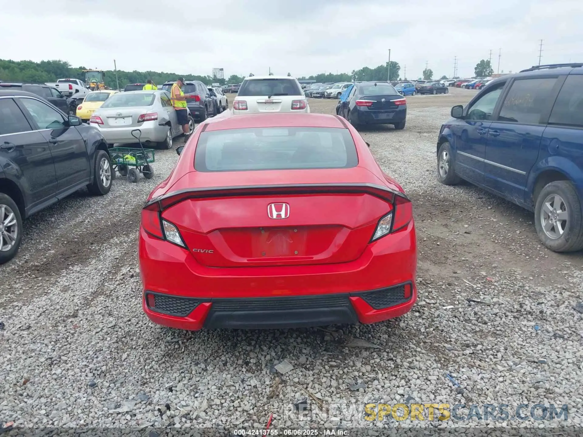 16 Photograph of a damaged car 2HGFC4B61KH307526 HONDA CIVIC 2019