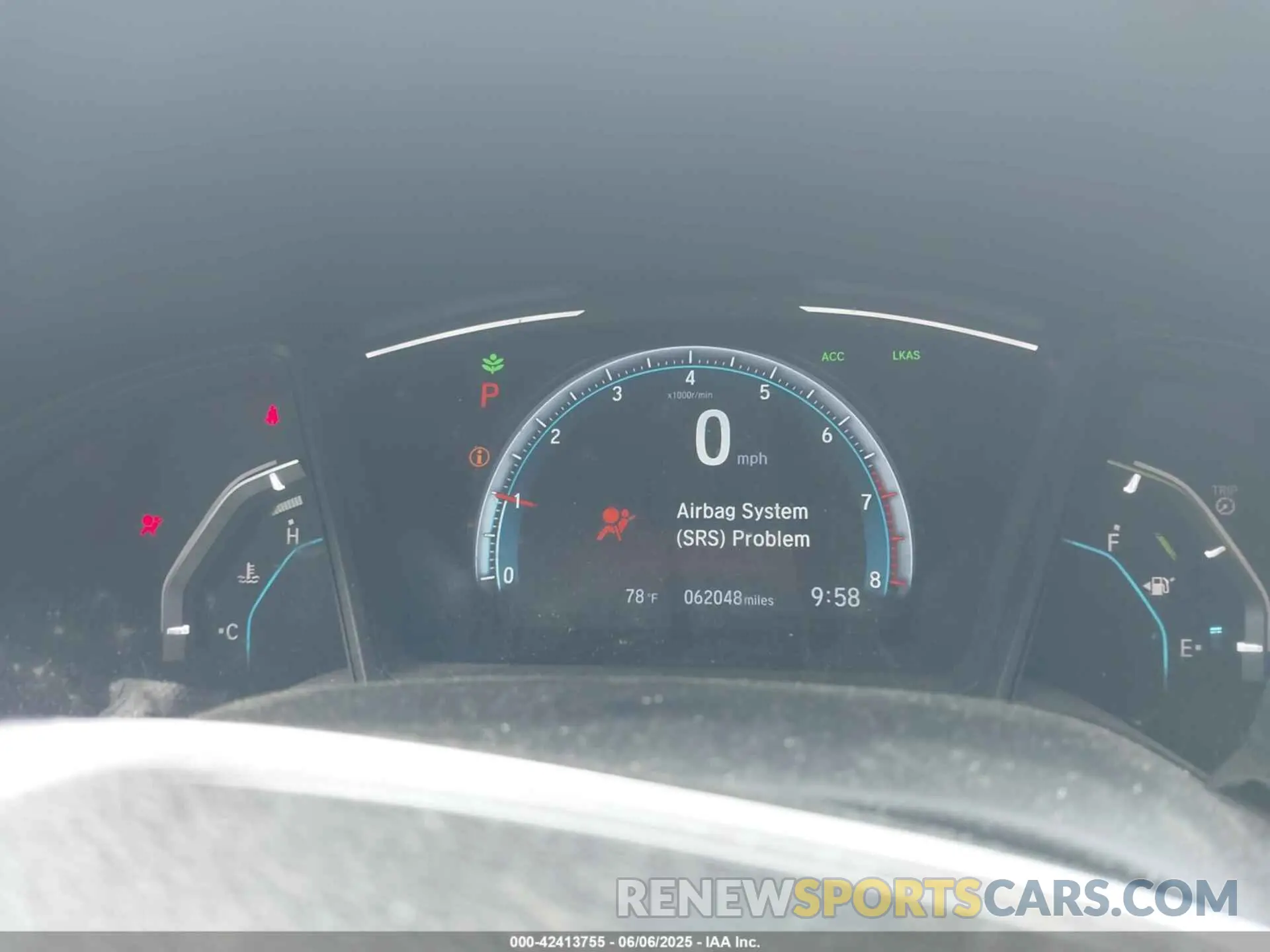 7 Photograph of a damaged car 2HGFC4B61KH307526 HONDA CIVIC 2019