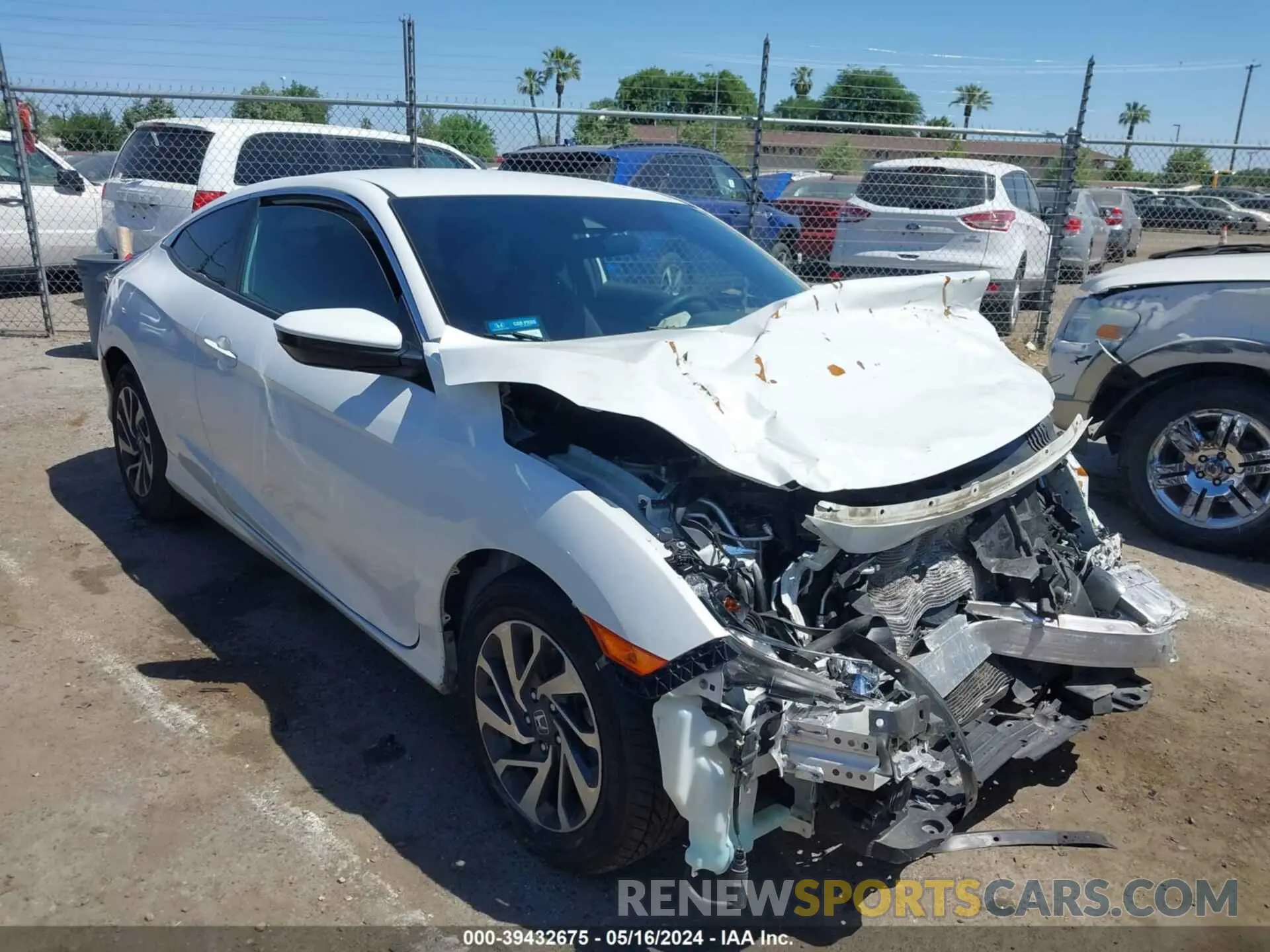 1 Photograph of a damaged car 2HGFC4B61KH309602 HONDA CIVIC 2019