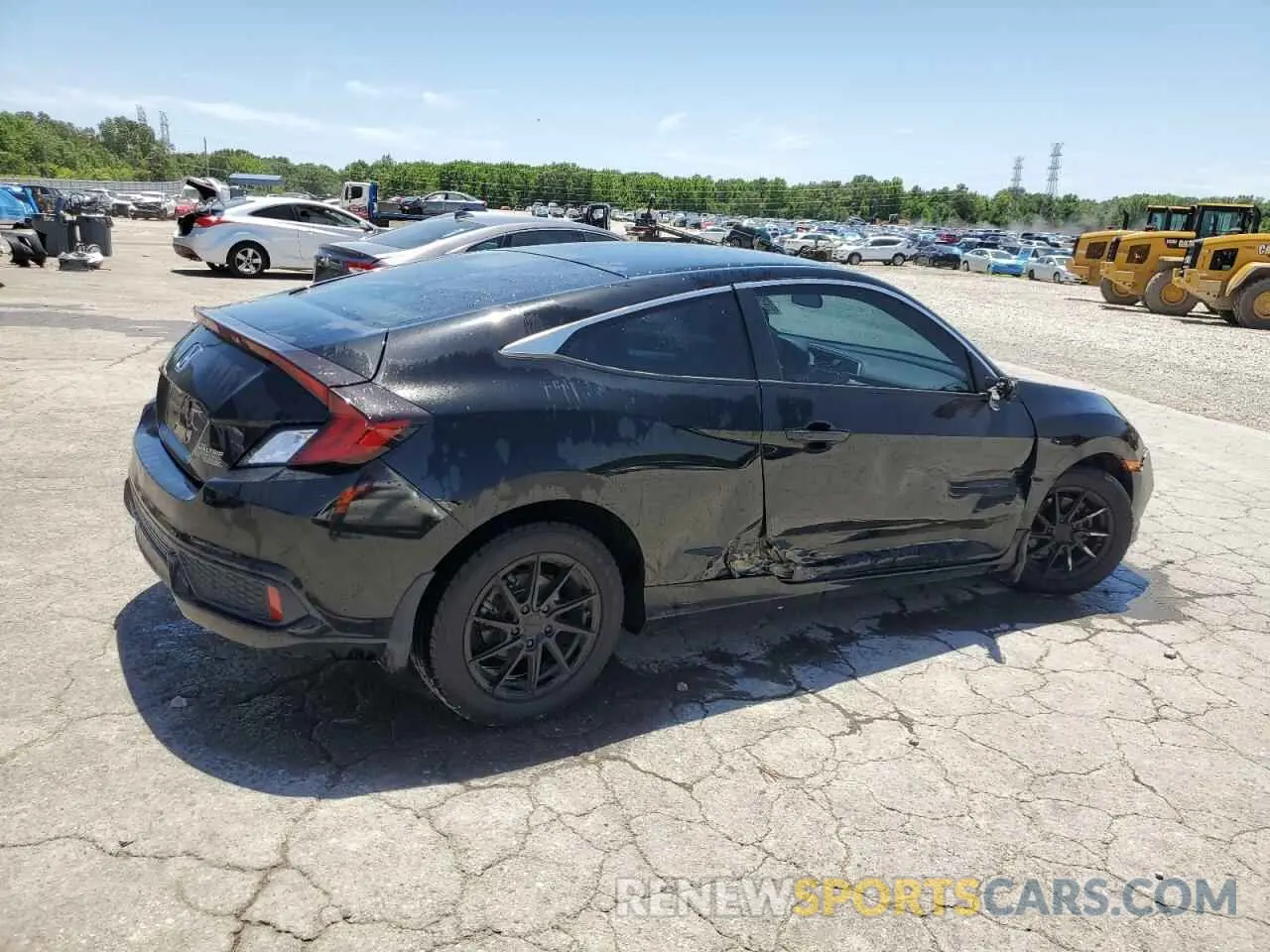 3 Photograph of a damaged car 2HGFC4B65KH301972 HONDA CIVIC 2019