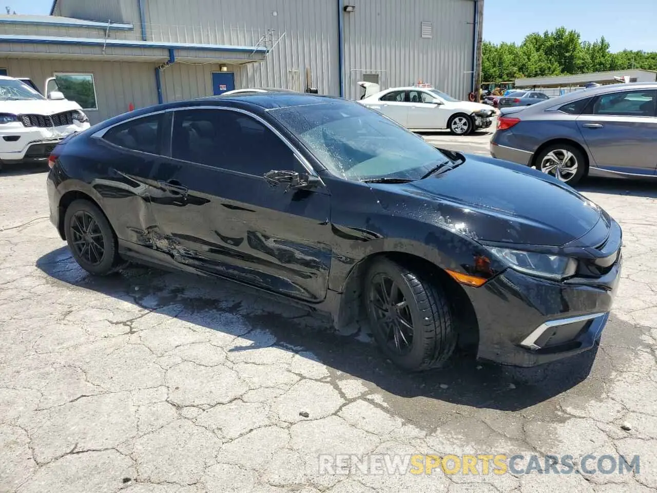 4 Photograph of a damaged car 2HGFC4B65KH301972 HONDA CIVIC 2019