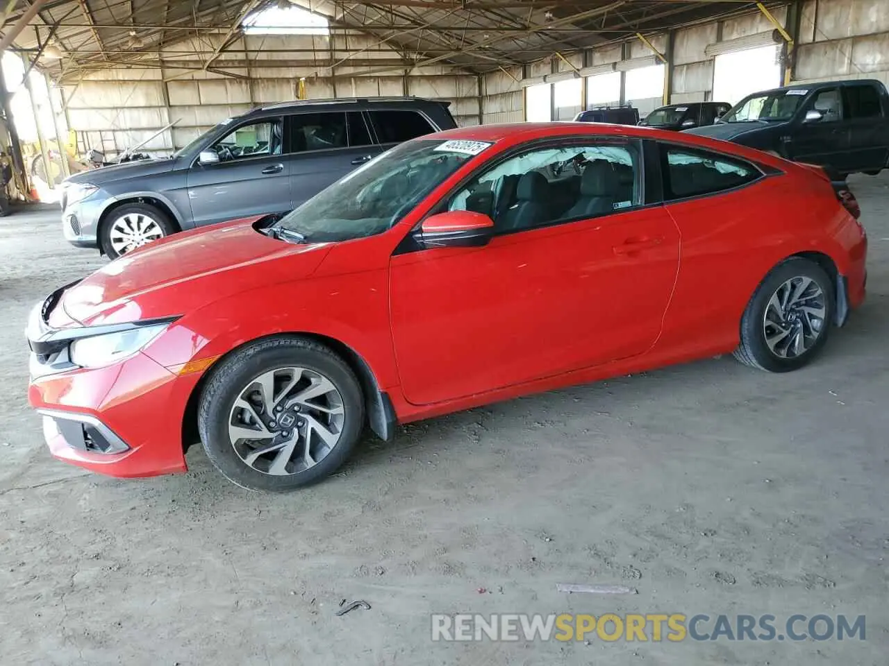 1 Photograph of a damaged car 2HGFC4B65KH302152 HONDA CIVIC 2019