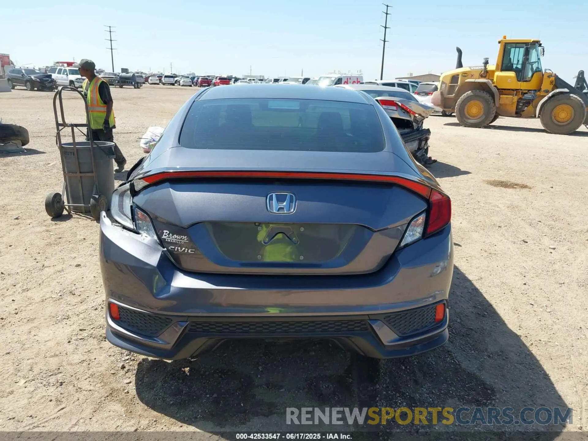16 Photograph of a damaged car 2HGFC4B65KH304015 HONDA CIVIC 2019
