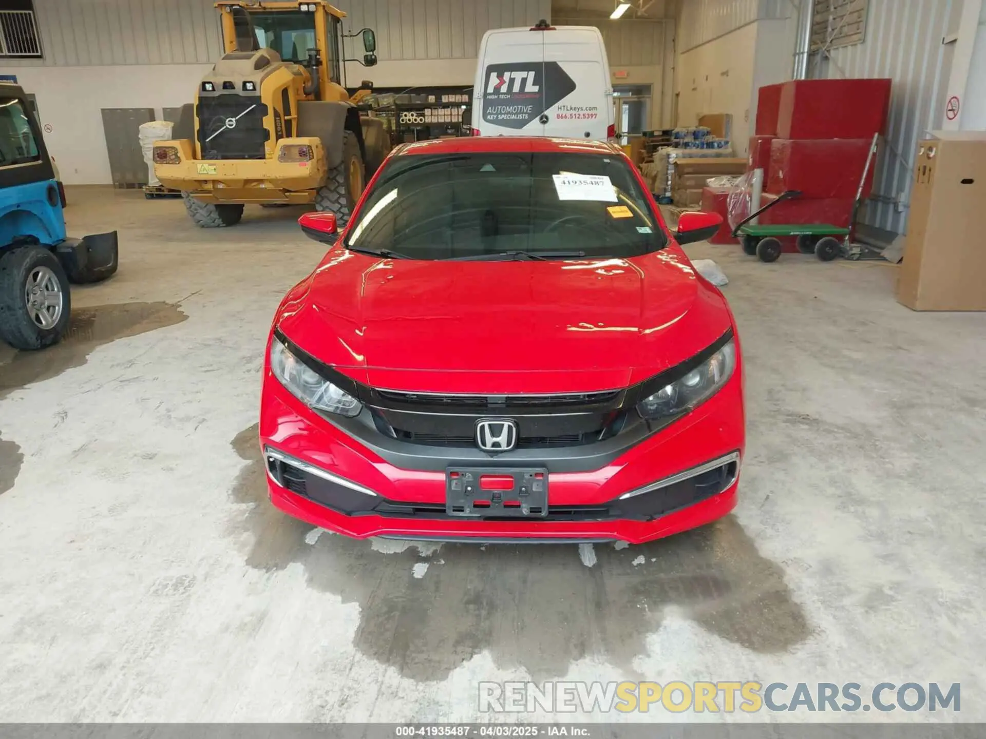 12 Photograph of a damaged car 2HGFC4B66KH305884 HONDA CIVIC 2019