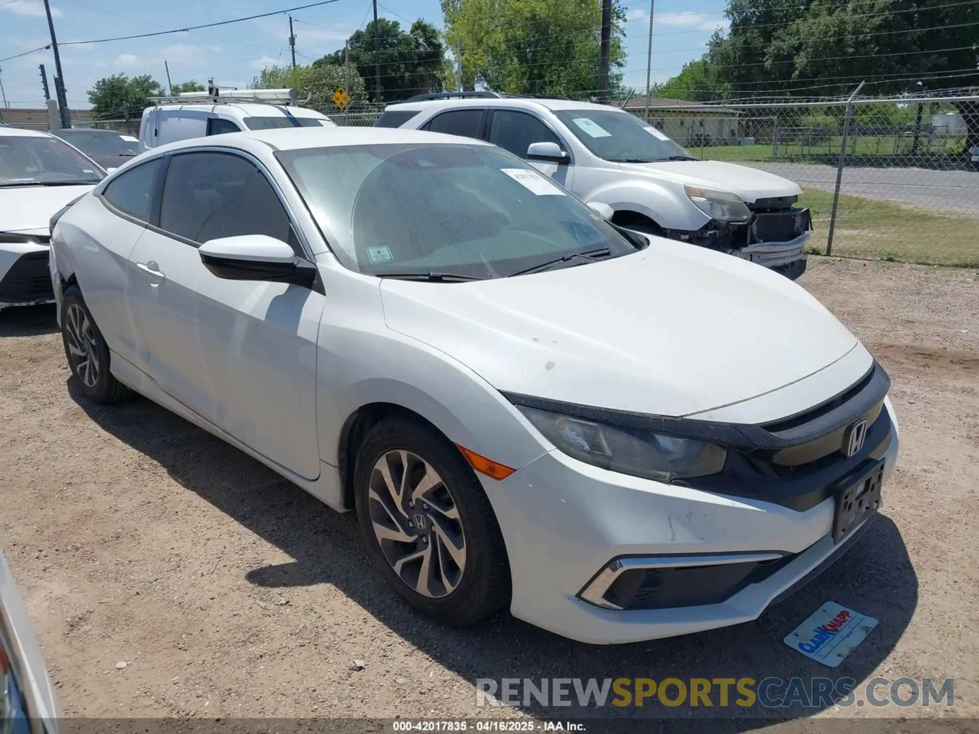 1 Photograph of a damaged car 2HGFC4B68KH305465 HONDA CIVIC 2019