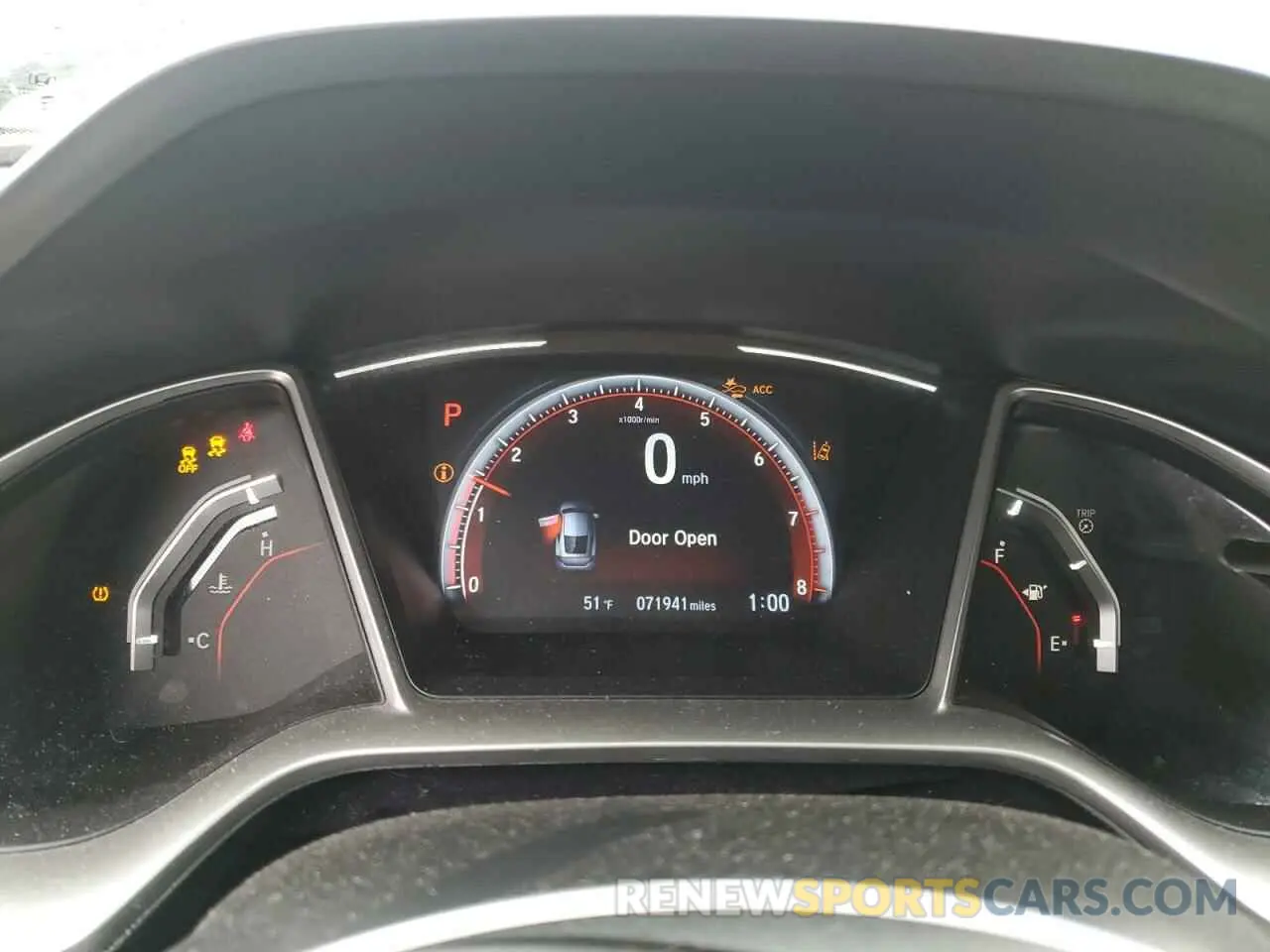 9 Photograph of a damaged car 2HGFC4B80KH306661 HONDA CIVIC 2019