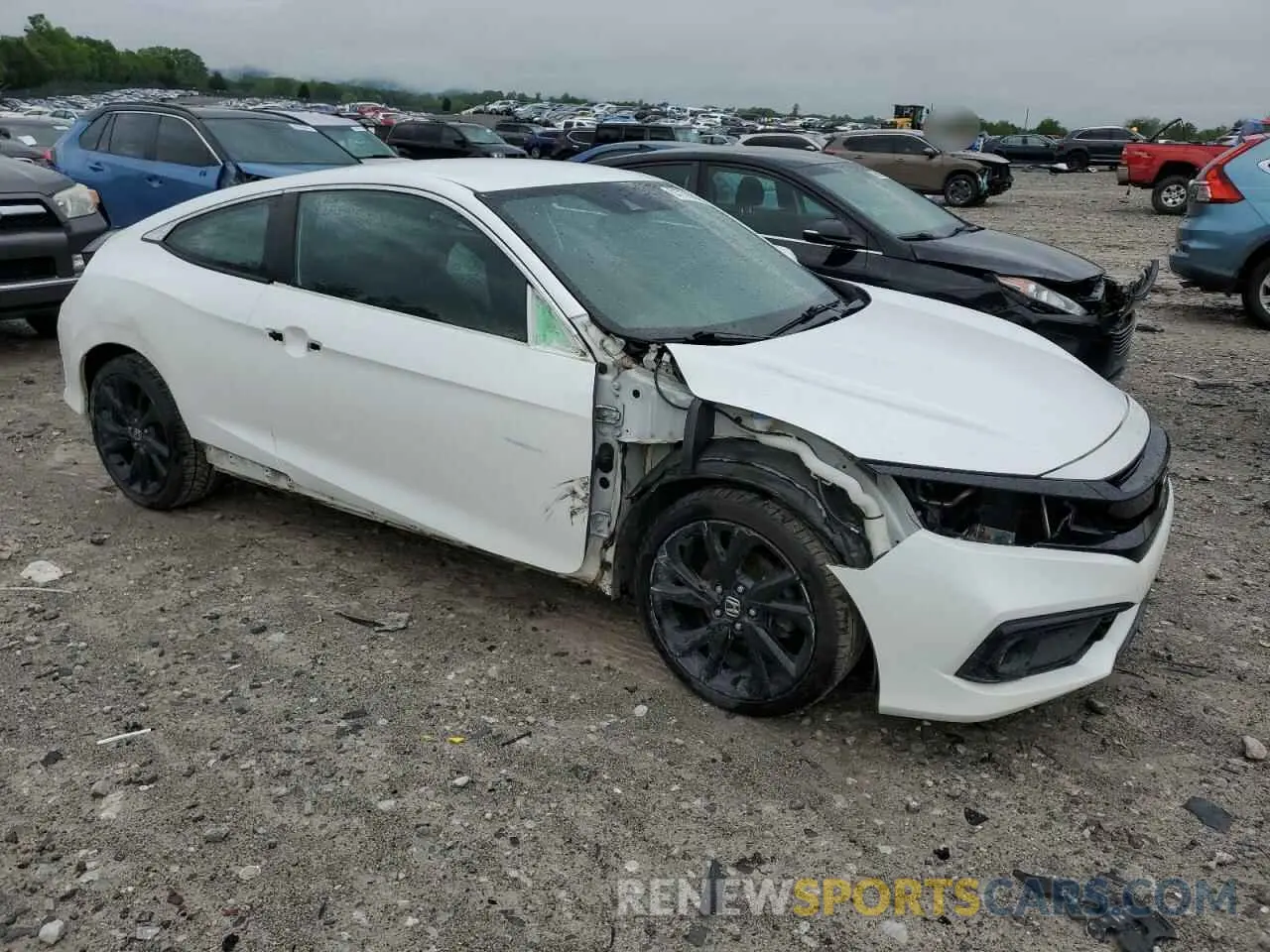 4 Photograph of a damaged car 2HGFC4B80KH309558 HONDA CIVIC 2019