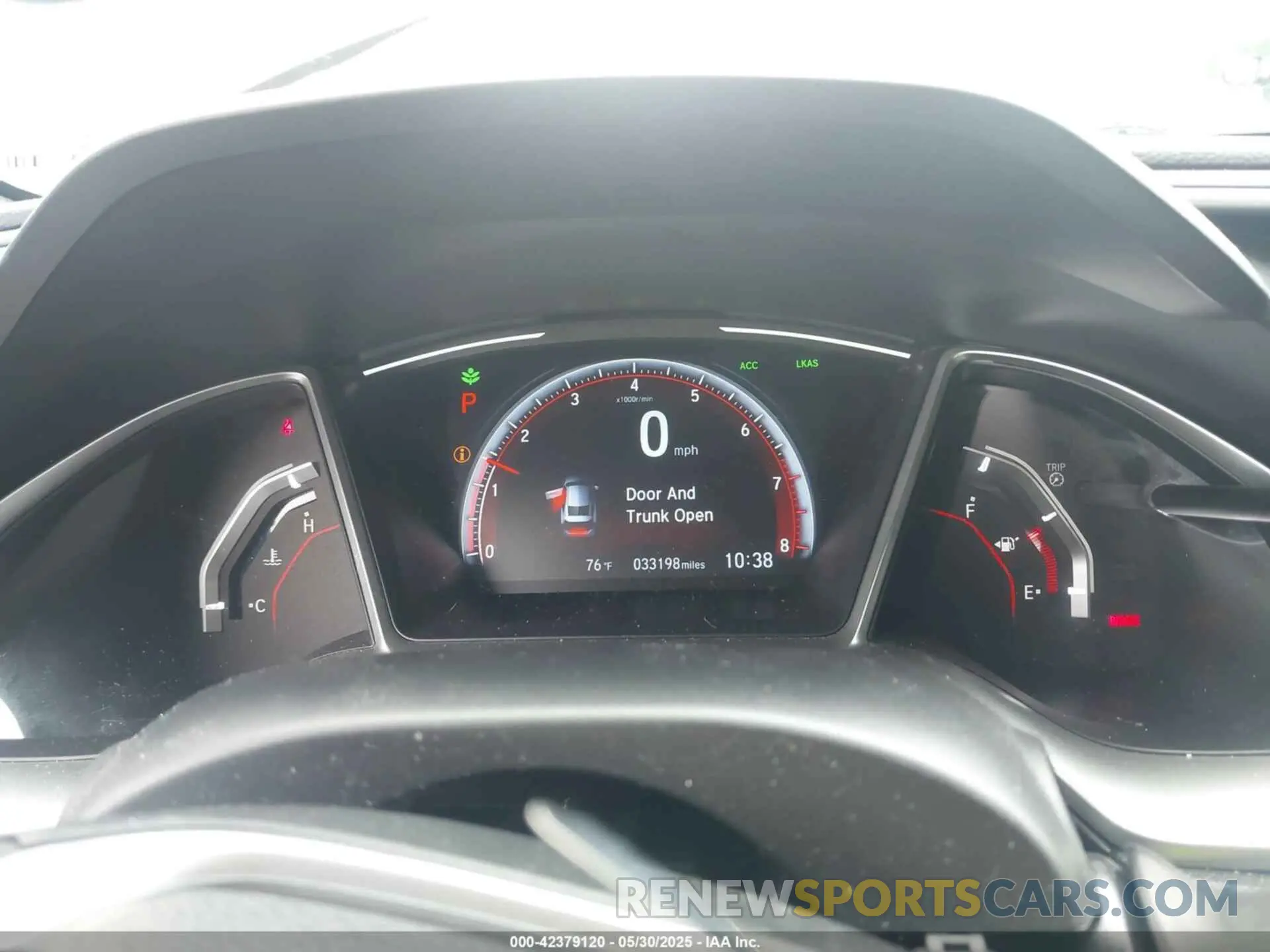 7 Photograph of a damaged car 2HGFC4B82KH301283 HONDA CIVIC 2019