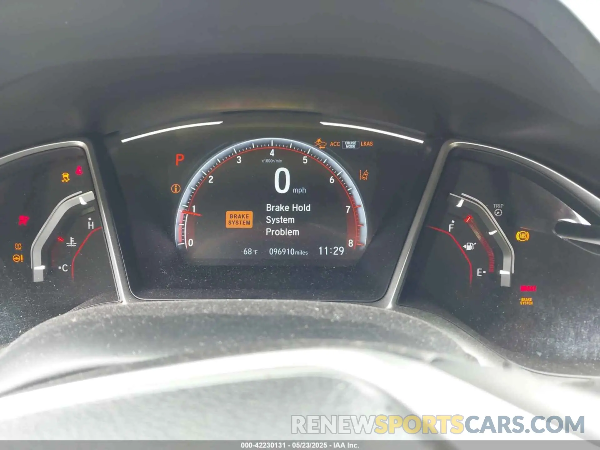 7 Photograph of a damaged car 2HGFC4B82KH304295 HONDA CIVIC 2019