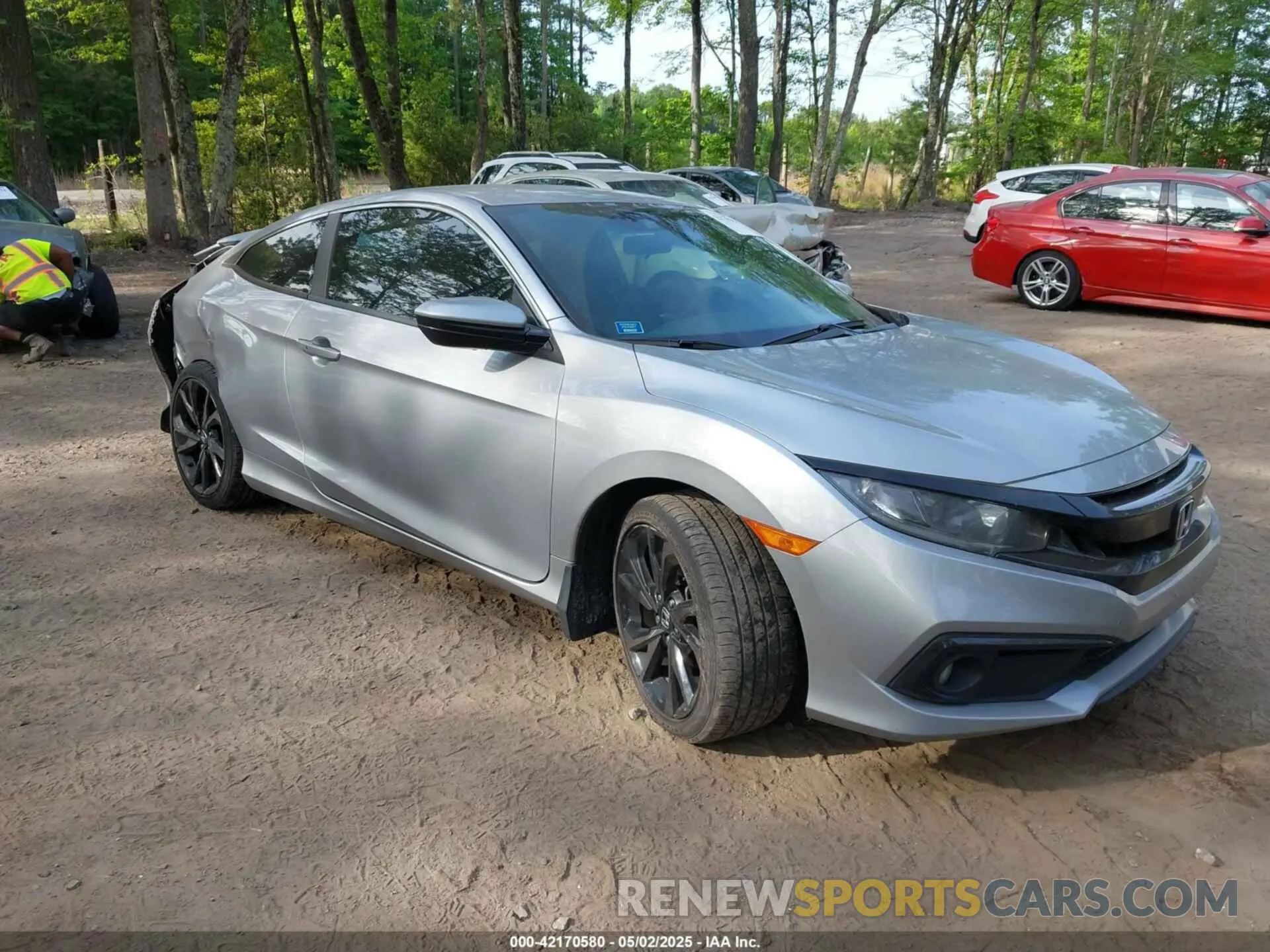 1 Photograph of a damaged car 2HGFC4B82KH307570 HONDA CIVIC 2019