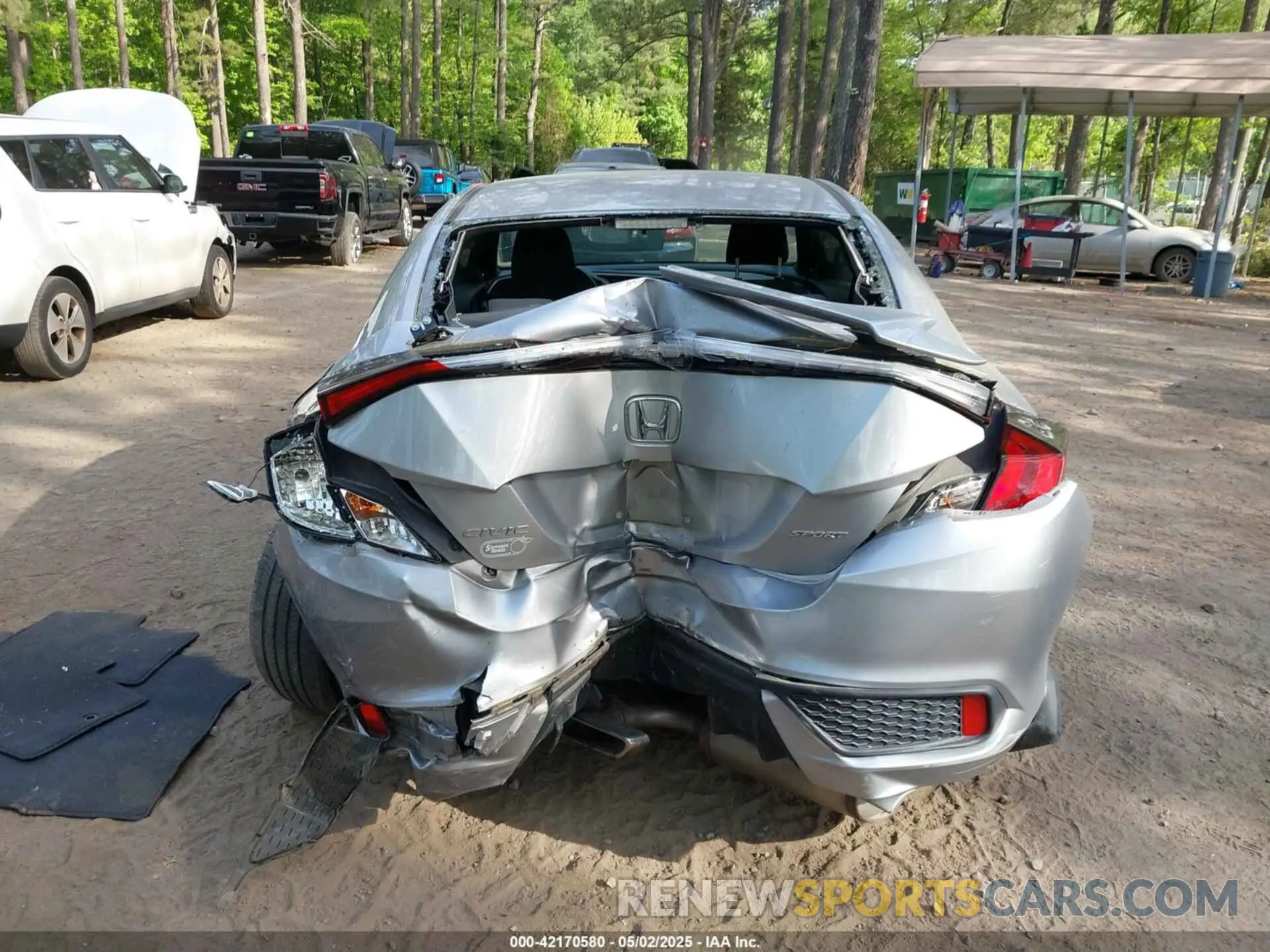 16 Photograph of a damaged car 2HGFC4B82KH307570 HONDA CIVIC 2019