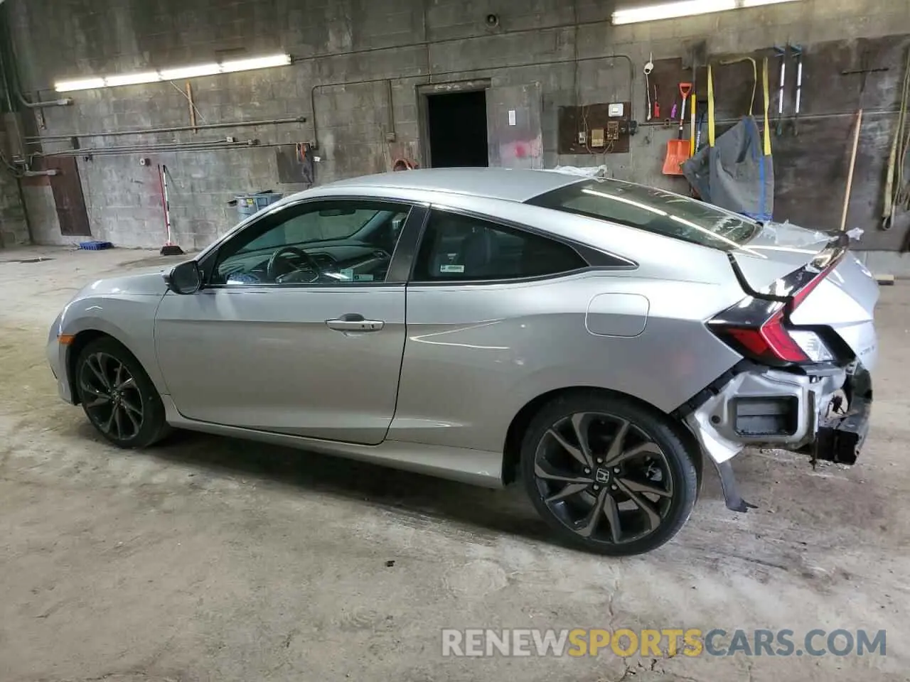 2 Photograph of a damaged car 2HGFC4B85KH301083 HONDA CIVIC 2019