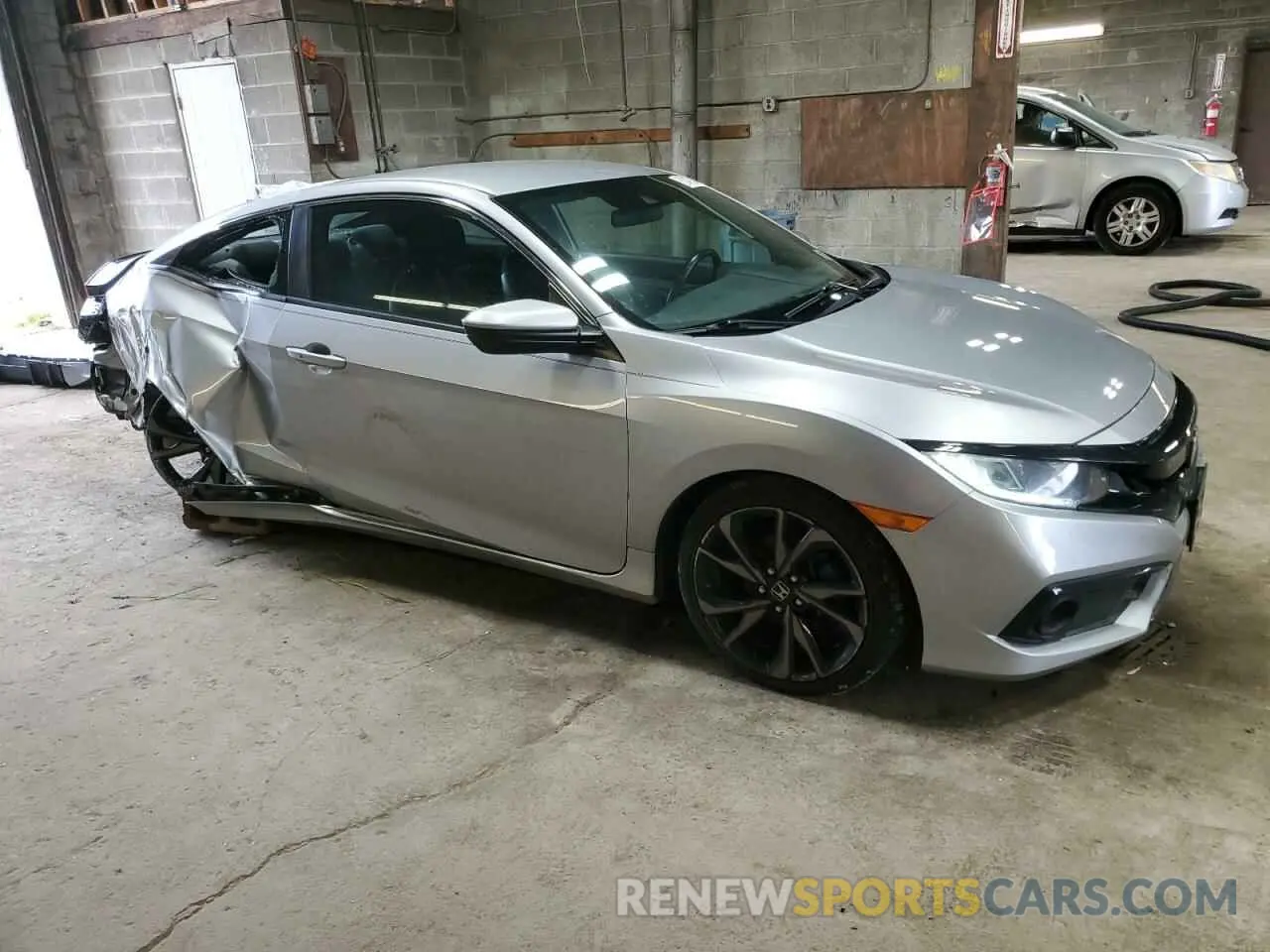 4 Photograph of a damaged car 2HGFC4B85KH301083 HONDA CIVIC 2019