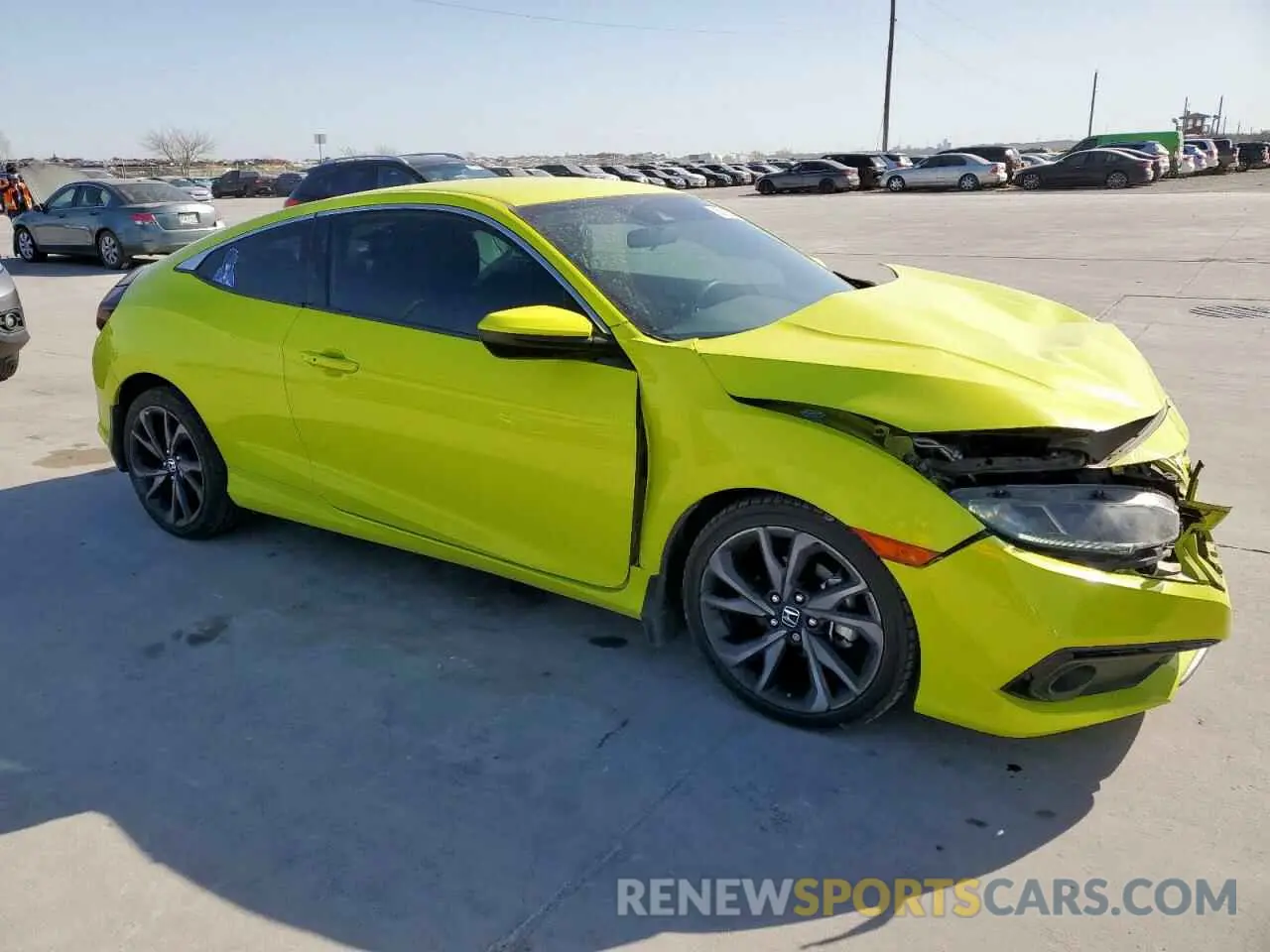 4 Photograph of a damaged car 2HGFC4B86KH306356 HONDA CIVIC 2019