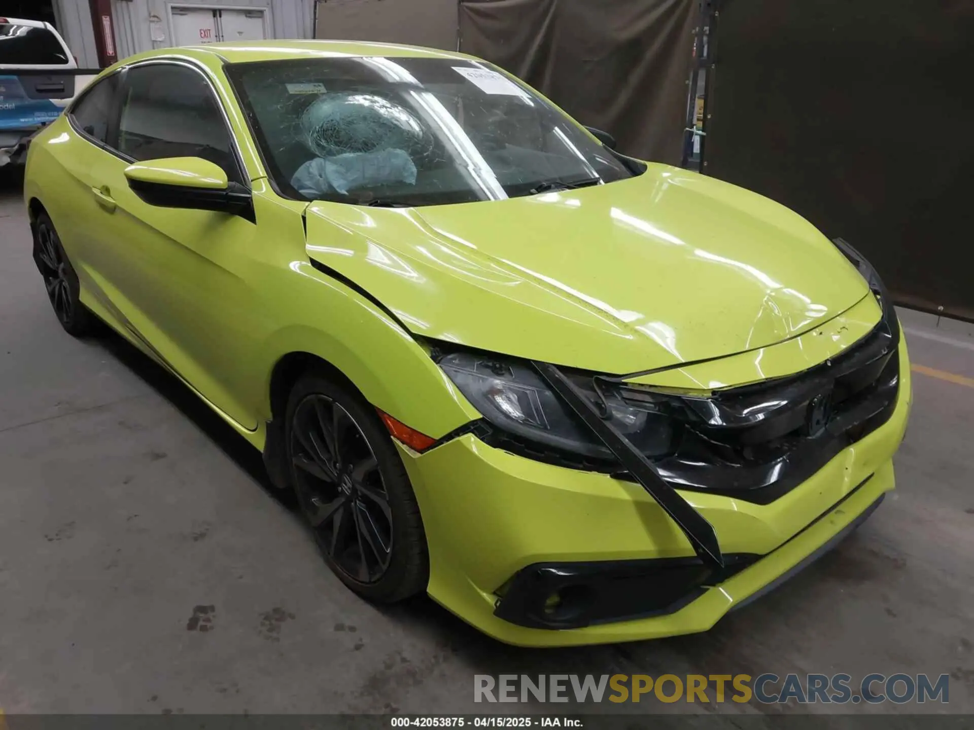 1 Photograph of a damaged car 2HGFC4B88KH305211 HONDA CIVIC 2019