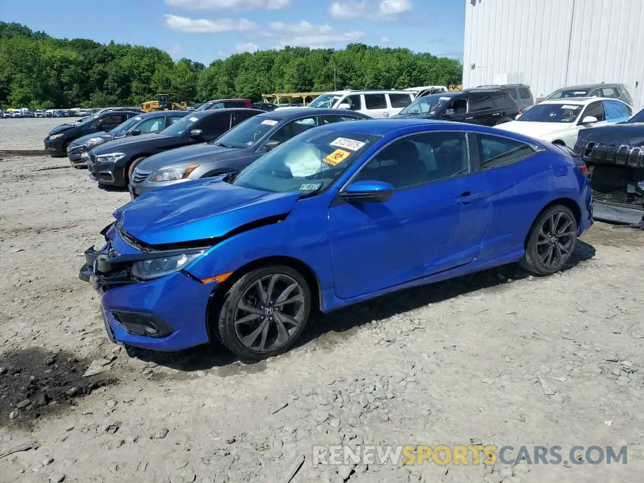 1 Photograph of a damaged car 2HGFC4B8XKH300429 HONDA CIVIC 2019