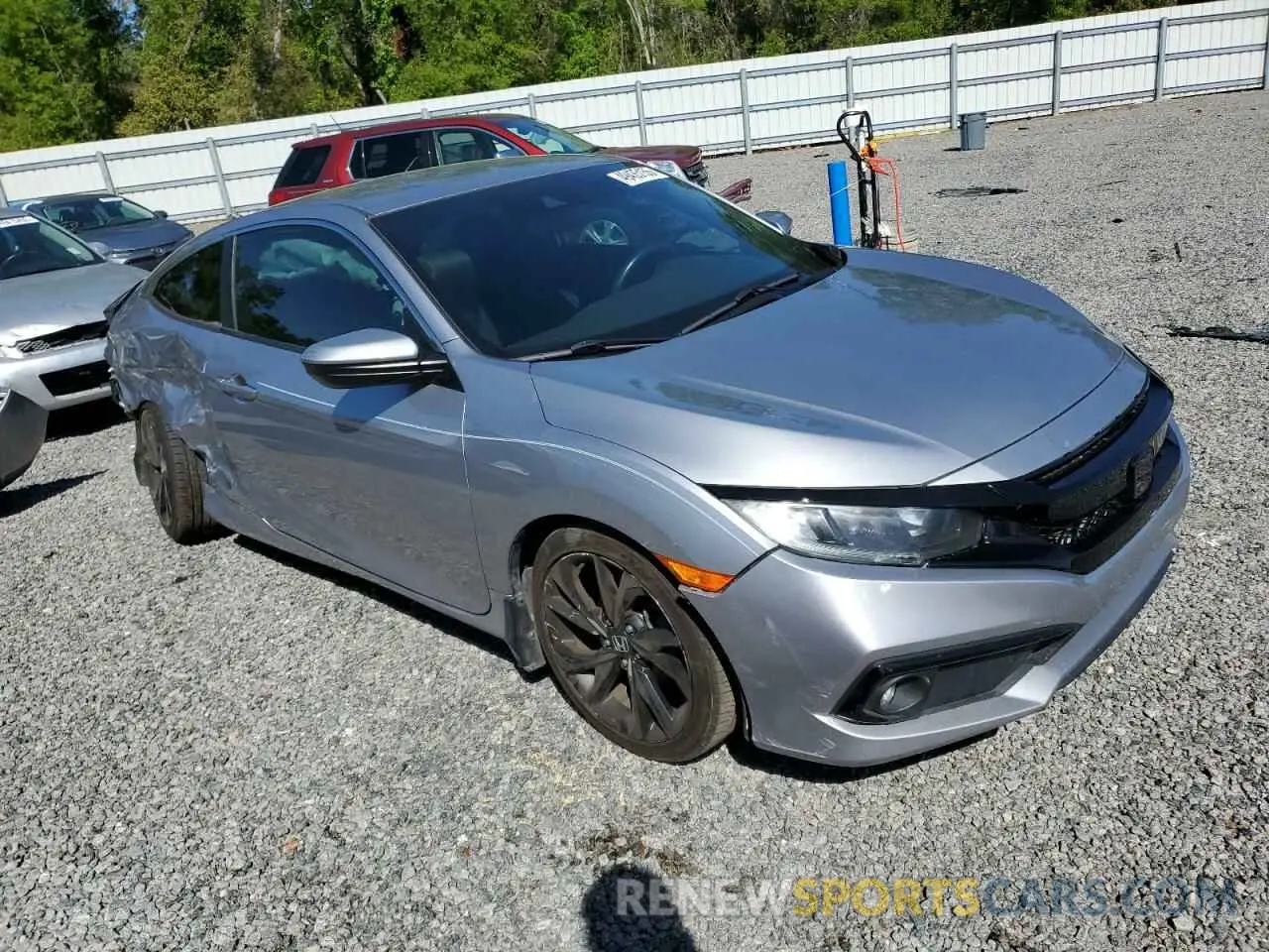 4 Photograph of a damaged car 2HGFC4B8XKH305971 HONDA CIVIC 2019