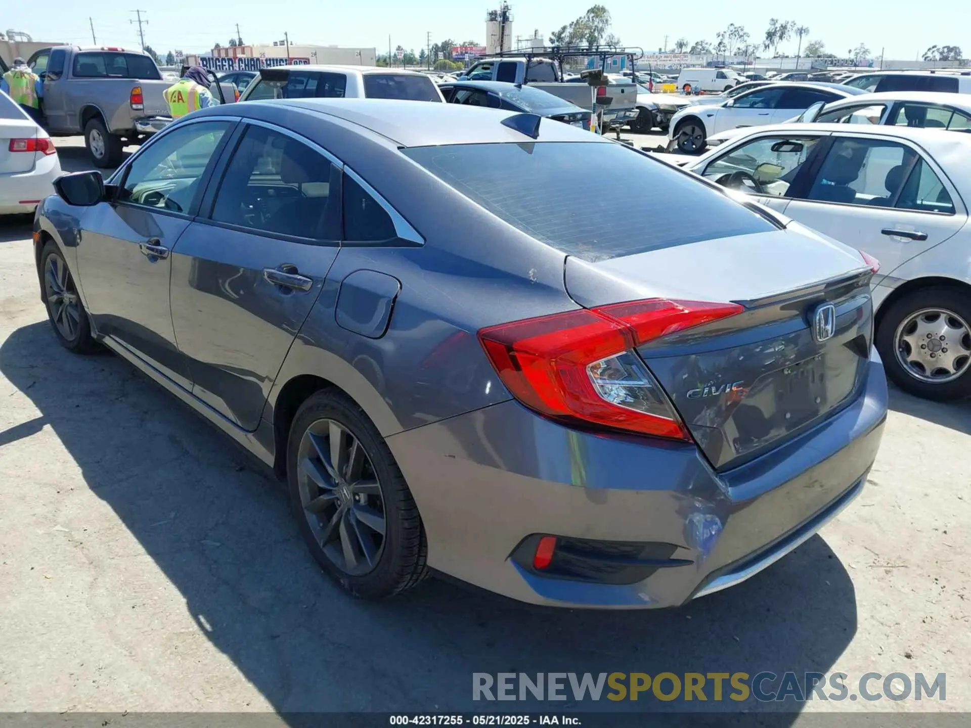 3 Photograph of a damaged car JHMFC1F30KX006897 HONDA CIVIC 2019