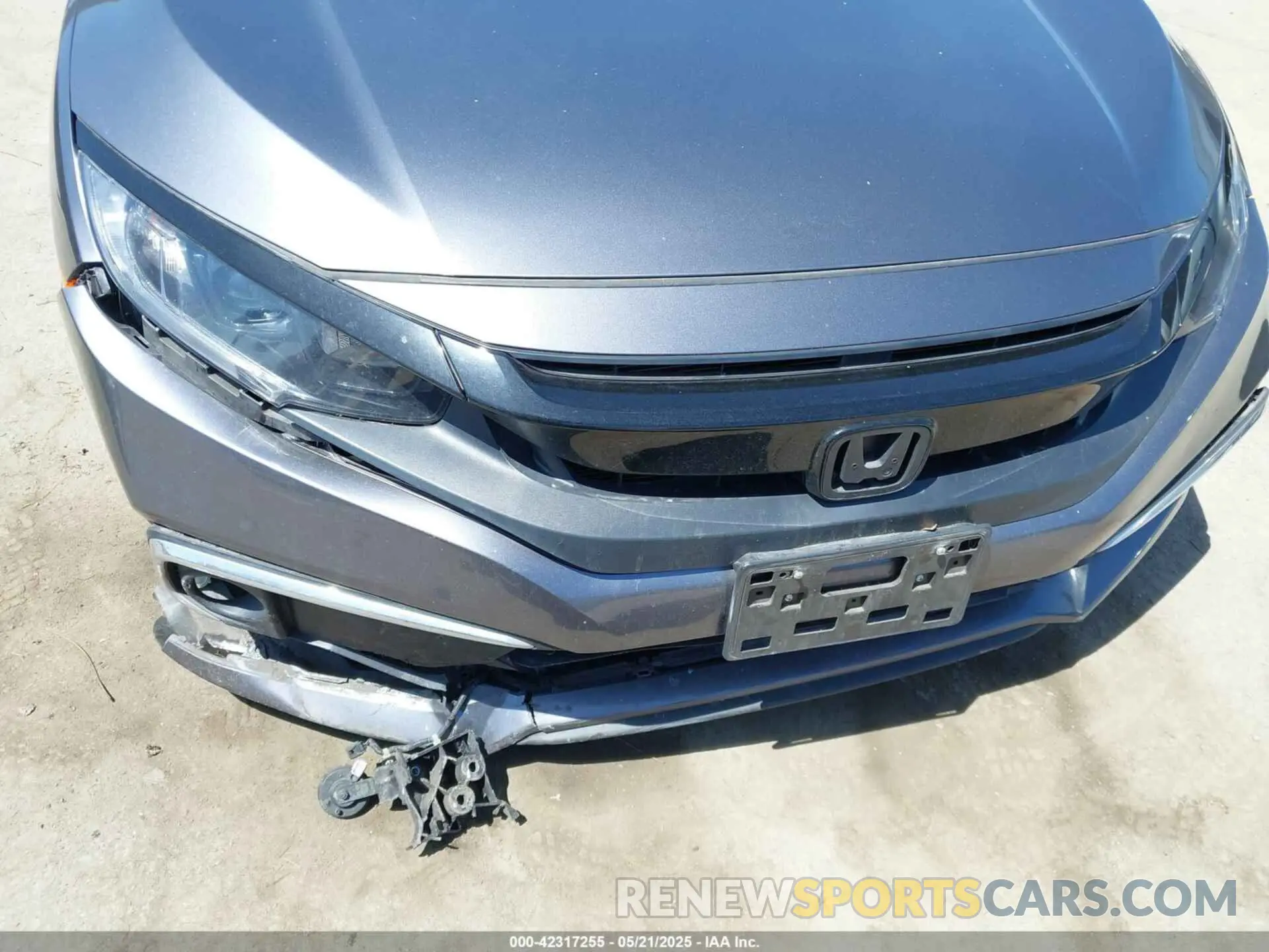 6 Photograph of a damaged car JHMFC1F30KX006897 HONDA CIVIC 2019