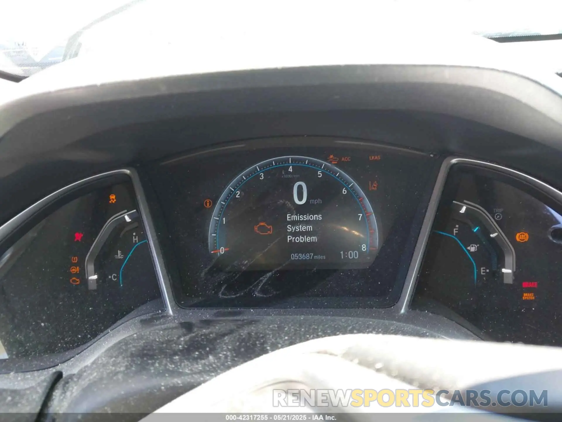 7 Photograph of a damaged car JHMFC1F30KX006897 HONDA CIVIC 2019