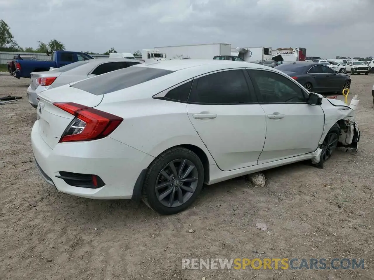 3 Photograph of a damaged car JHMFC1F30KX008519 HONDA CIVIC 2019