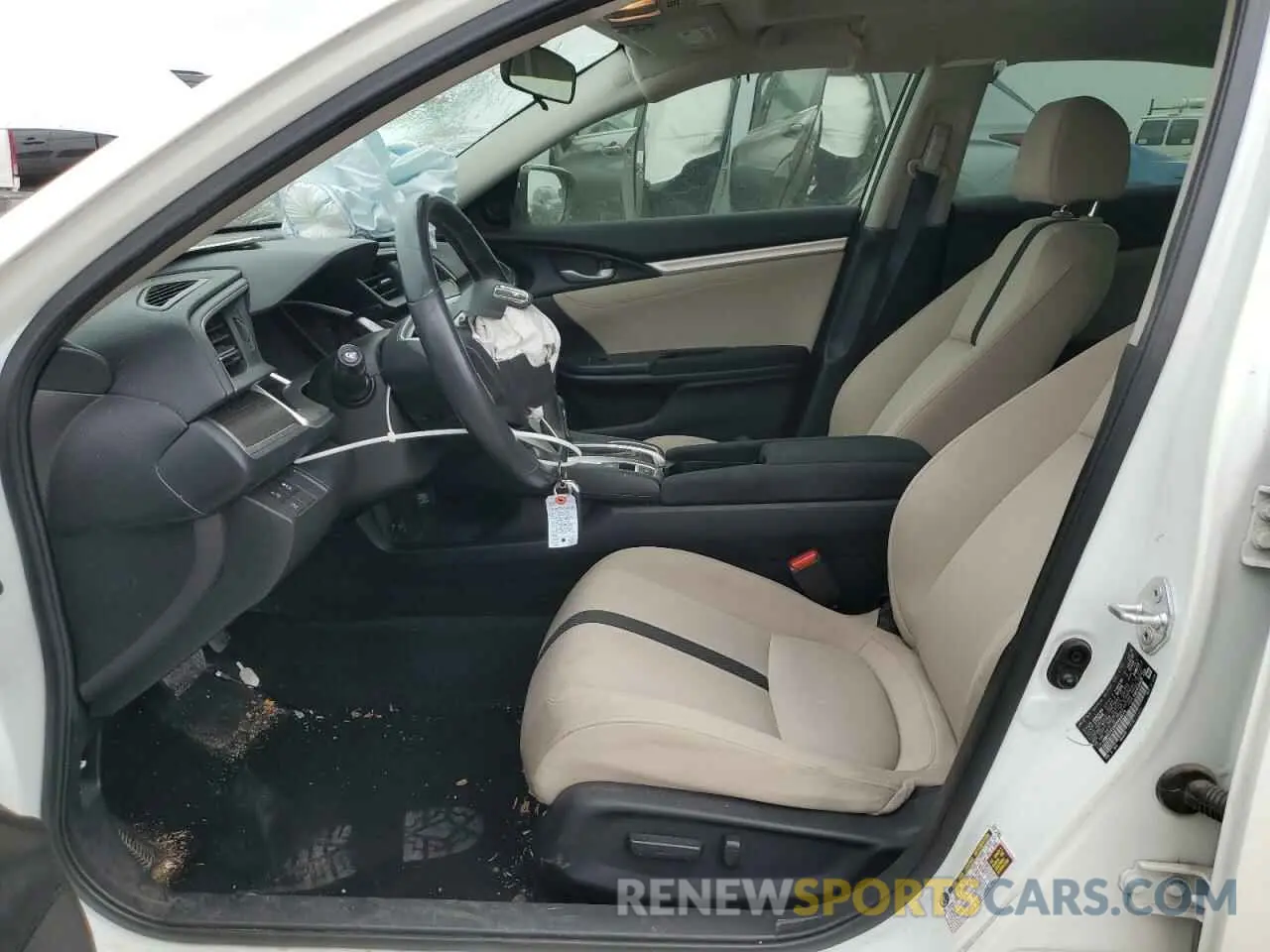 7 Photograph of a damaged car JHMFC1F30KX008519 HONDA CIVIC 2019