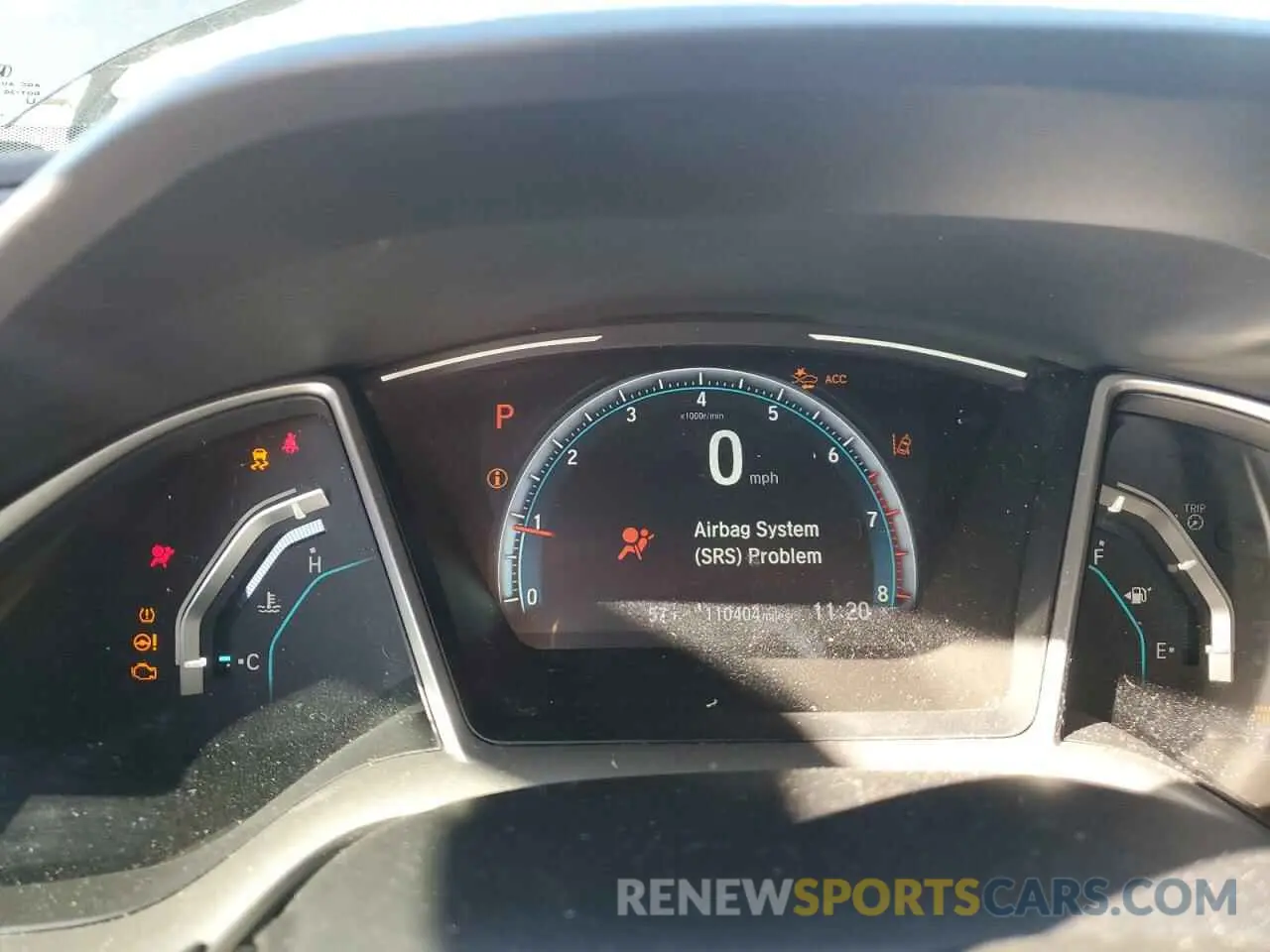 9 Photograph of a damaged car JHMFC1F31KX001921 HONDA CIVIC 2019